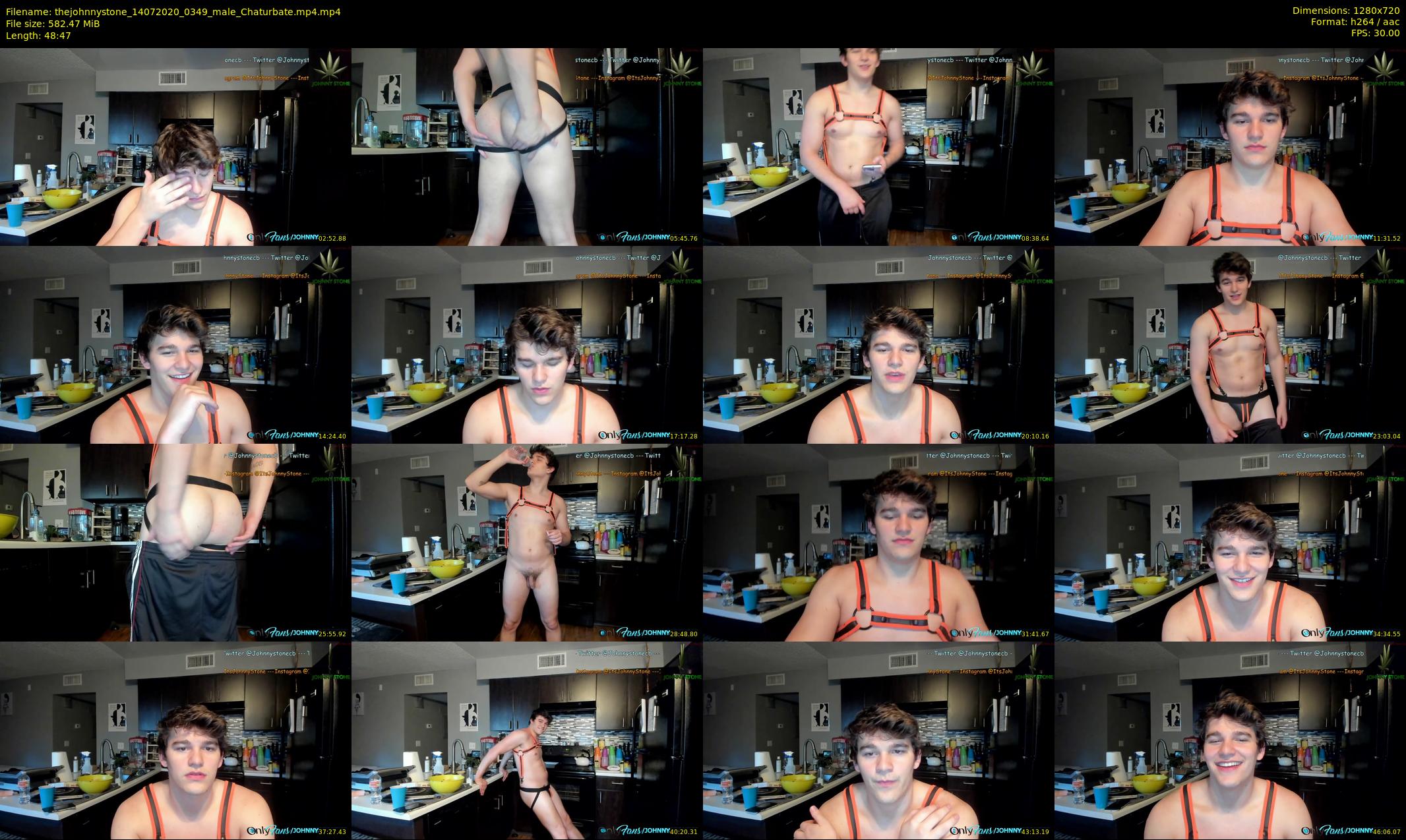 thejohnnystone — 49 minute Chaturbate male cam show recording, 720p, Jul 14, 2020