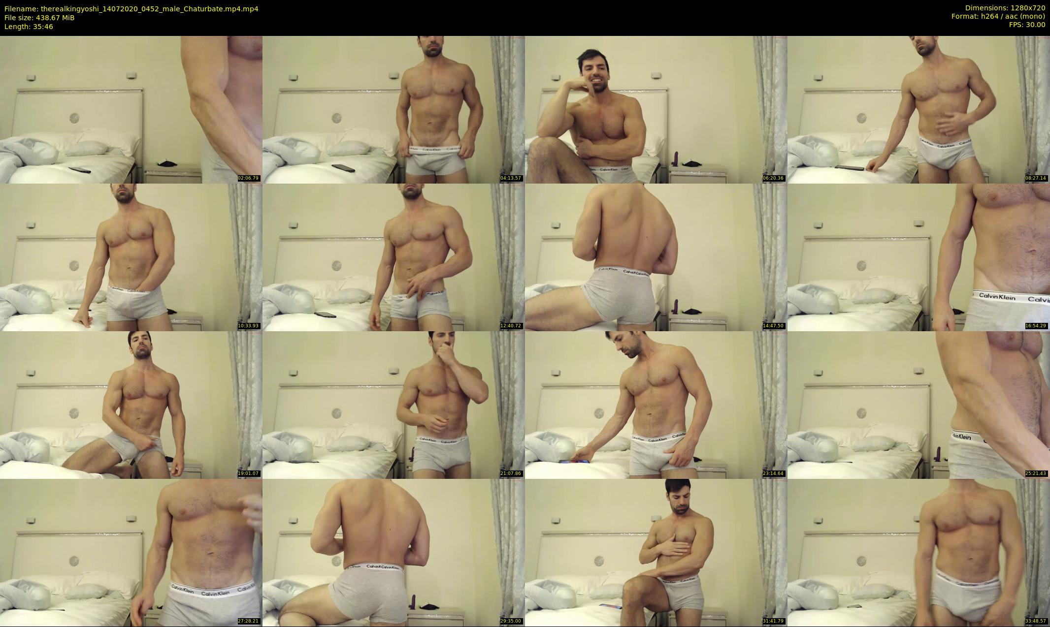 therealkingyoshi — 36 minute Chaturbate male cam show recording, 720p, Jul 14, 2020