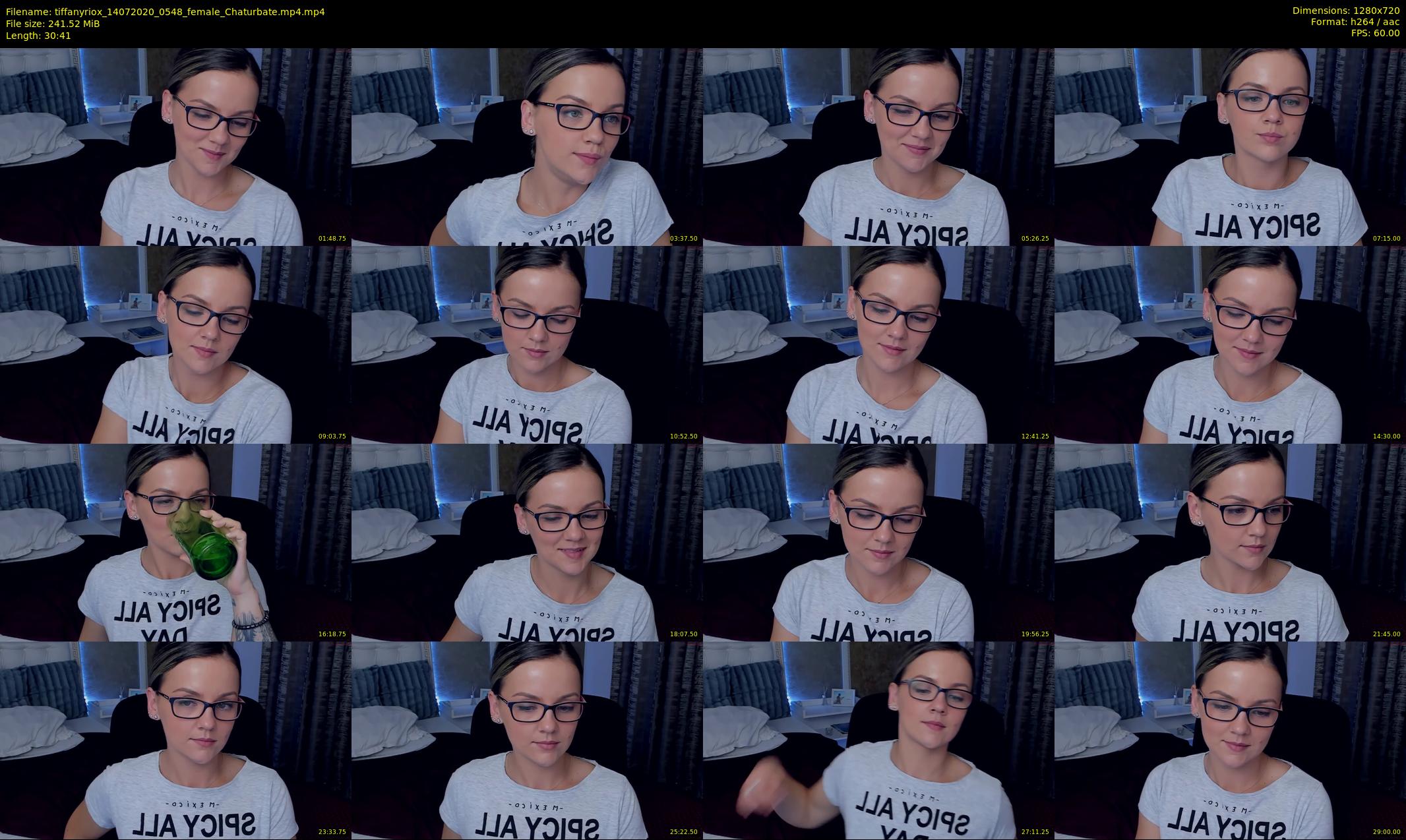 tiffanyriox — 31 minute Chaturbate female cam show recording, 720p, Jul 14, 2020