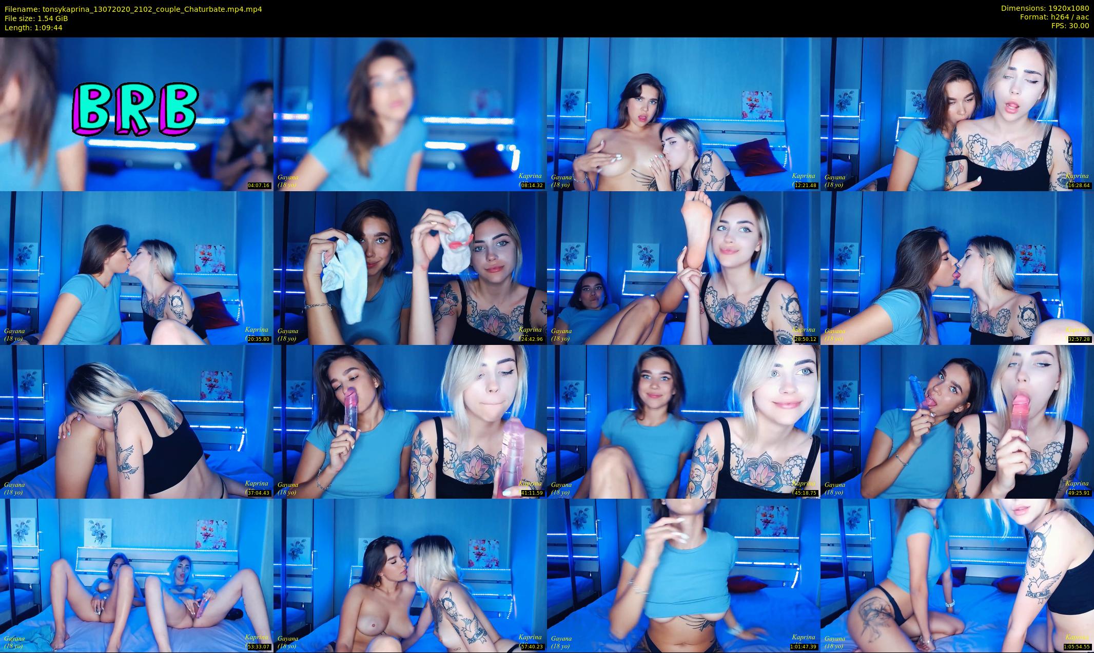 tonsykaprina — 70 minute Chaturbate couple cam show recording, 1080p, Jul 13, 2020