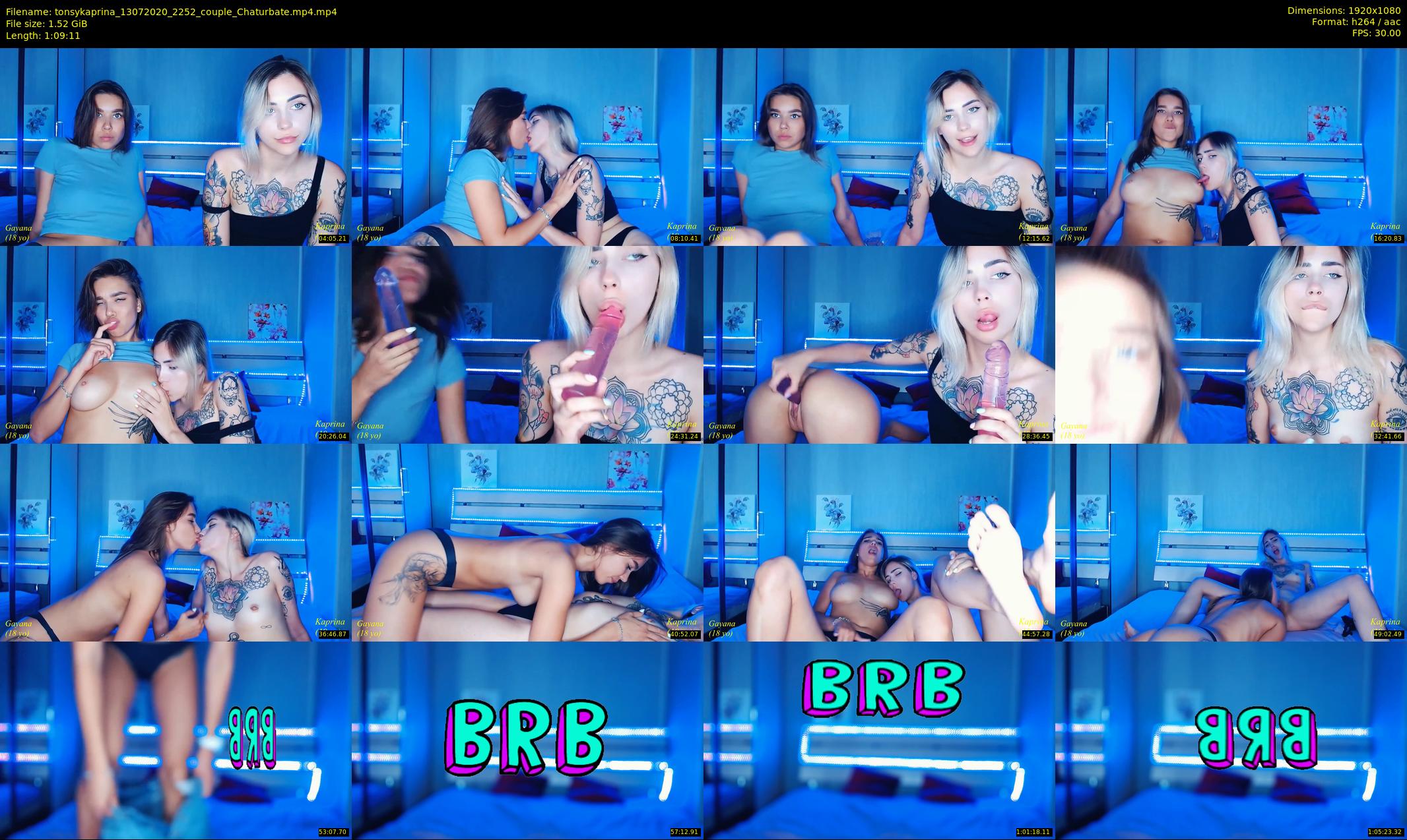 tonsykaprina — 70 minute Chaturbate couple cam show recording, 1080p, Jul 13, 2020