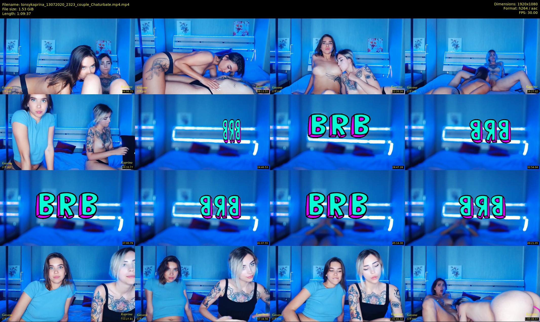 tonsykaprina — 70 minute Chaturbate couple cam show recording, 1080p, Jul 13, 2020