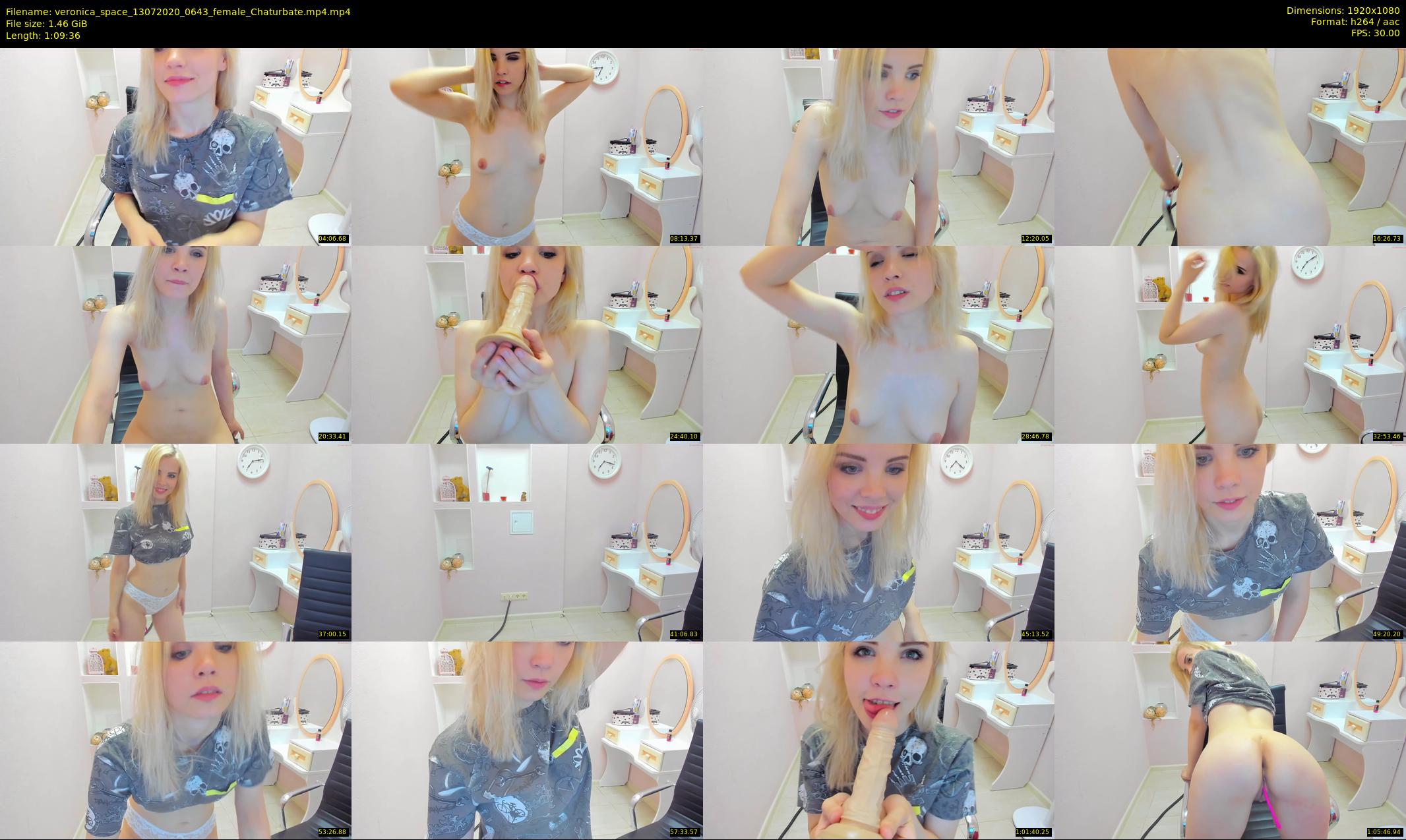 veronica_space — 70 minute Chaturbate female cam show recording, 1080p, Jul 13, 2020