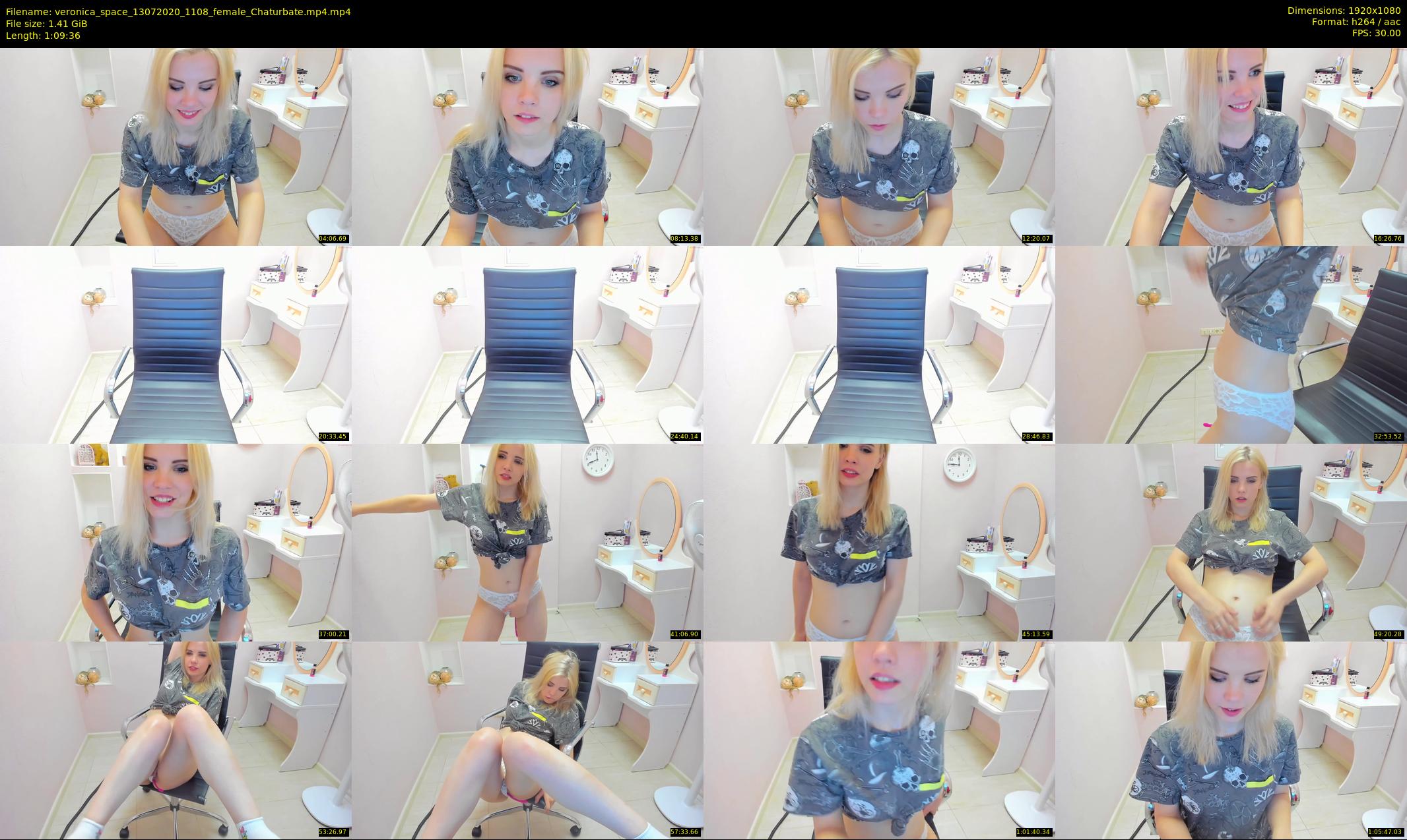 veronica_space — 70 minute Chaturbate female cam show recording, 1080p, Jul 13, 2020