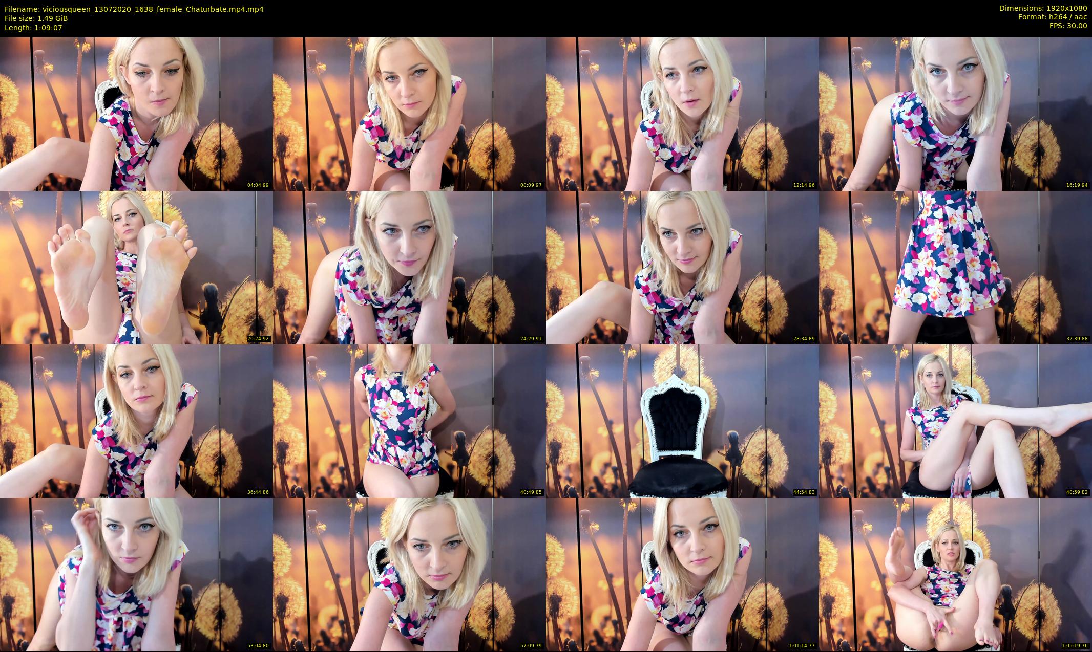 viciousqueen — 70 minute Chaturbate female cam show recording, 1080p, Jul 13, 2020
