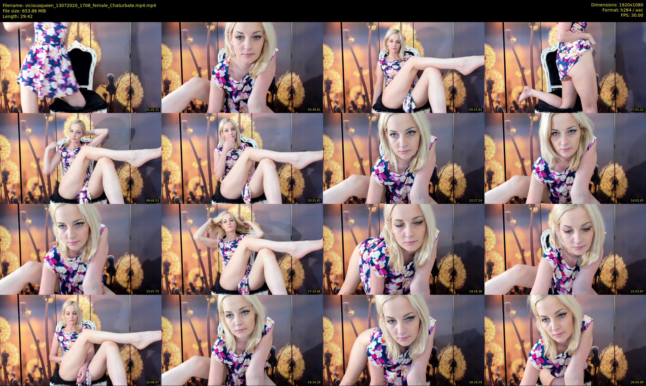 viciousqueen — 30 minute Chaturbate female cam show recording, 1080p, Jul 13, 2020