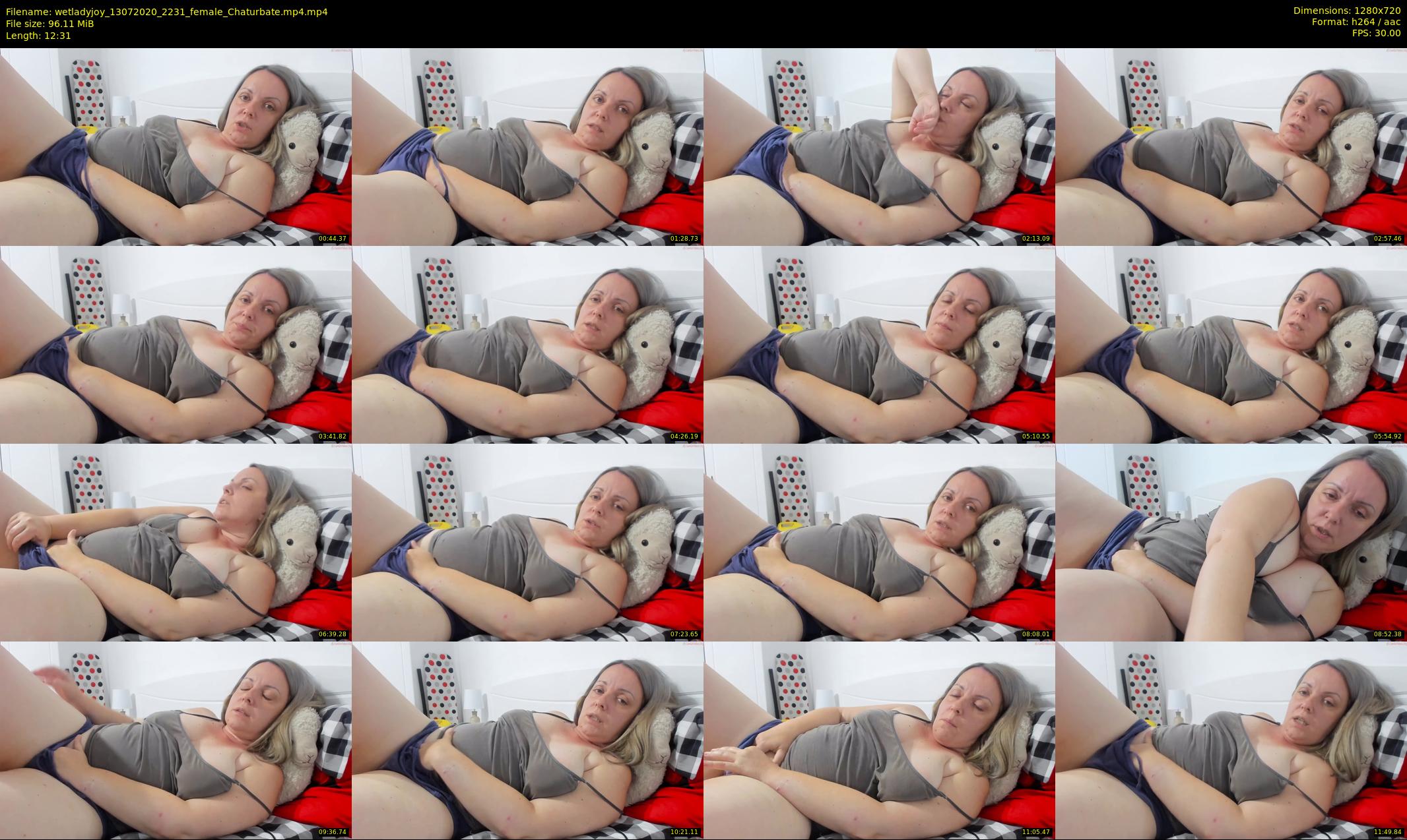 wetladyjoy — 13 minute Chaturbate female cam show recording, 720p, Jul 13, 2020