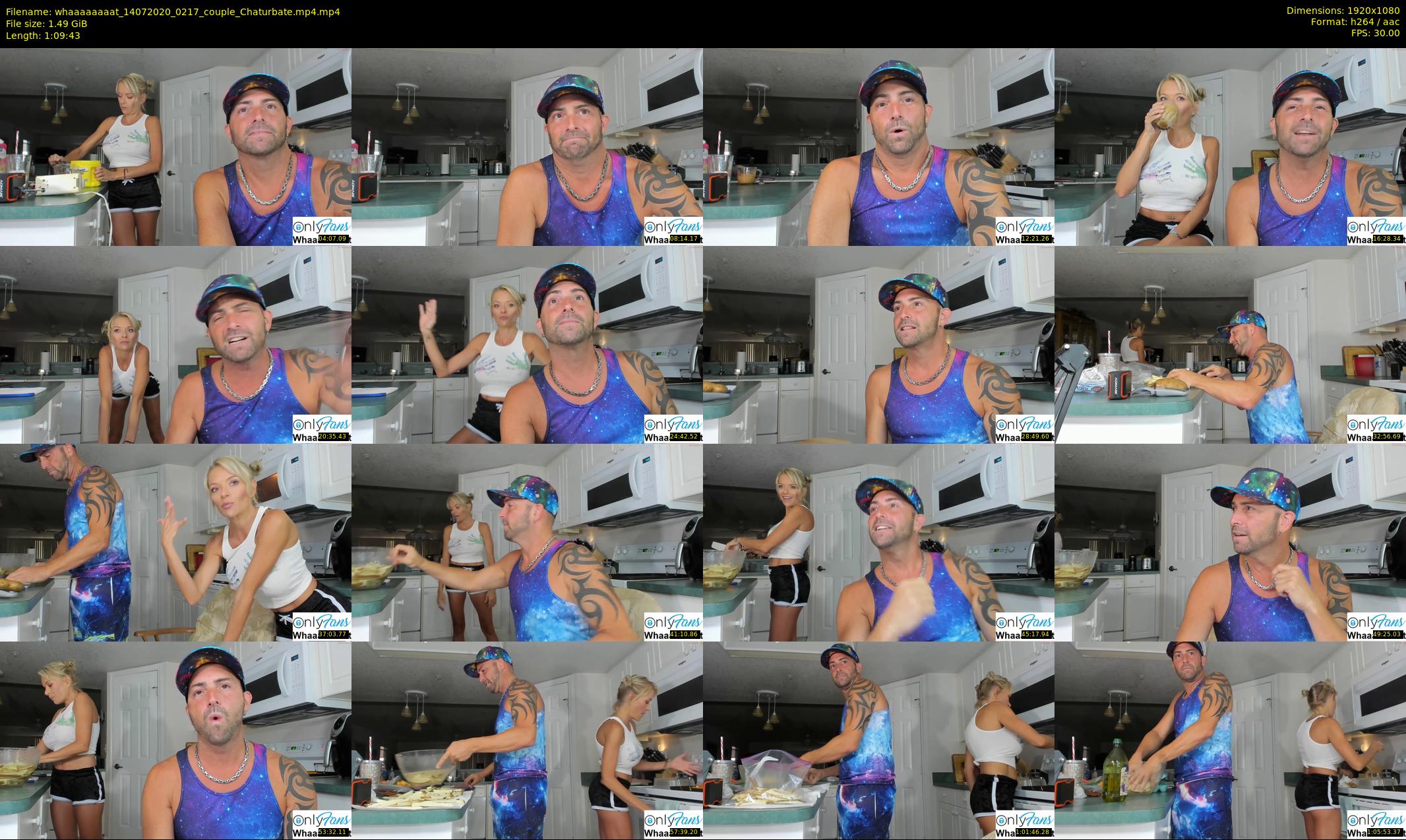 whaaaaaaaat — 70 minute Chaturbate couple cam show recording, 1080p, Jul 14, 2020