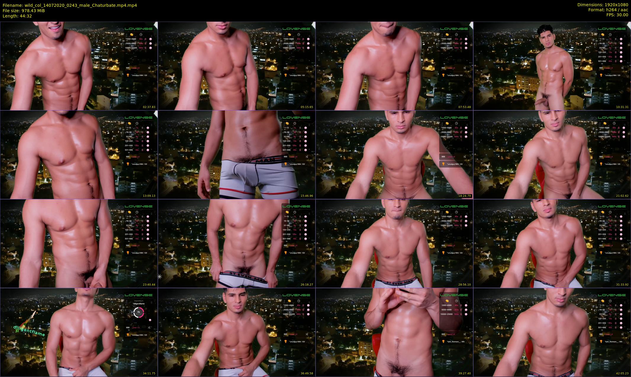 wild_col — 45 minute Chaturbate male cam show recording, 1080p, Jul 14, 2020