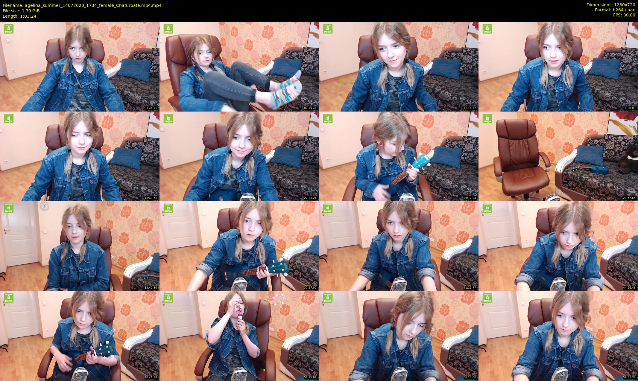 agelina_summer — 64 minute Chaturbate female cam show recording, 720p, Jul 14, 2020