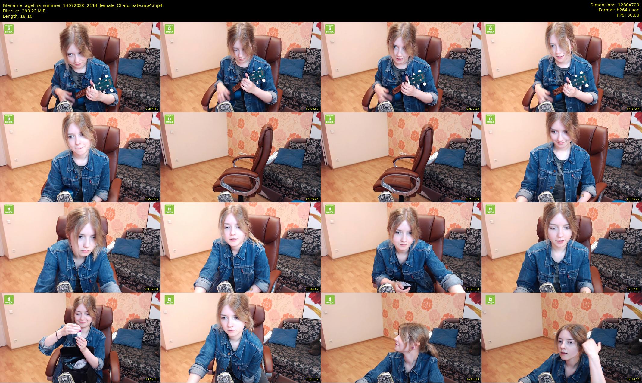 agelina_summer — 19 minute Chaturbate female cam show recording, 720p, Jul 14, 2020