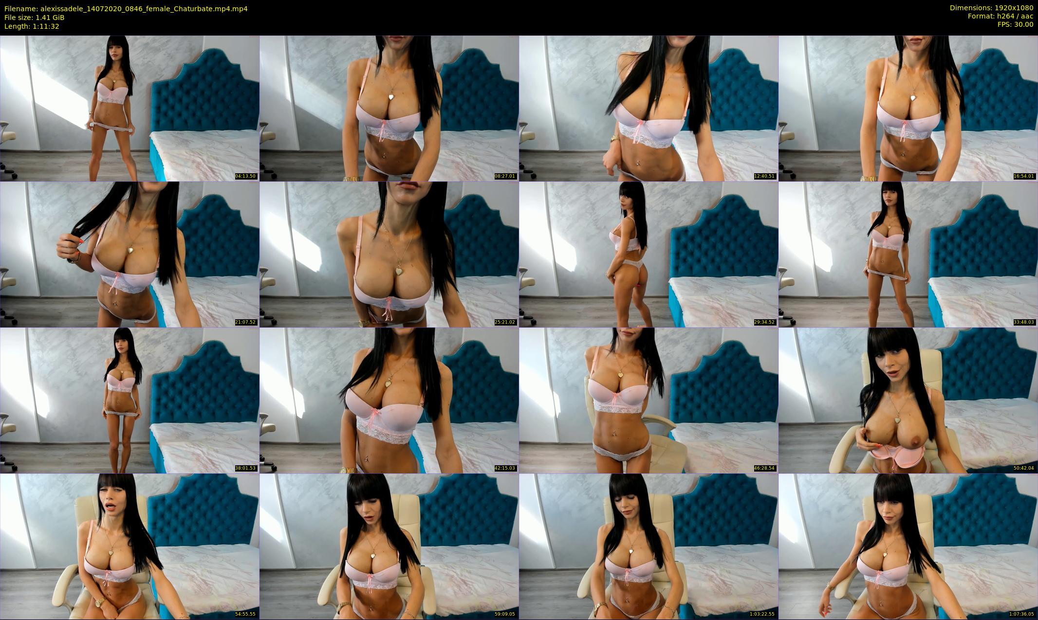 alexissadele — 72 minute Chaturbate female cam show recording, 1080p, Jul 14, 2020