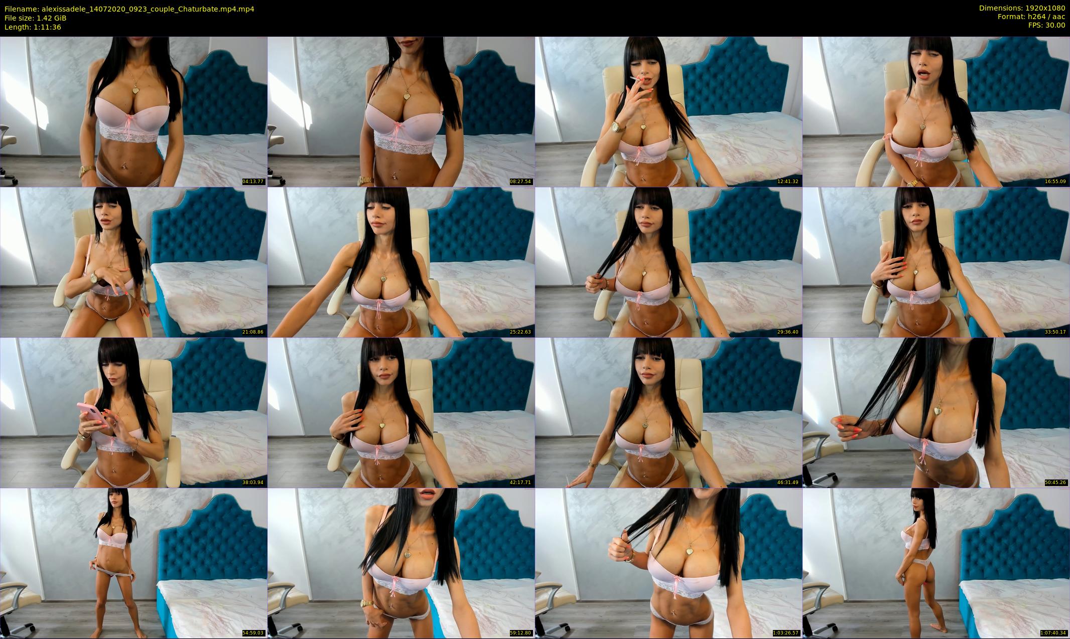 alexissadele — 72 minute Chaturbate female cam show recording, 1080p, Jul 14, 2020