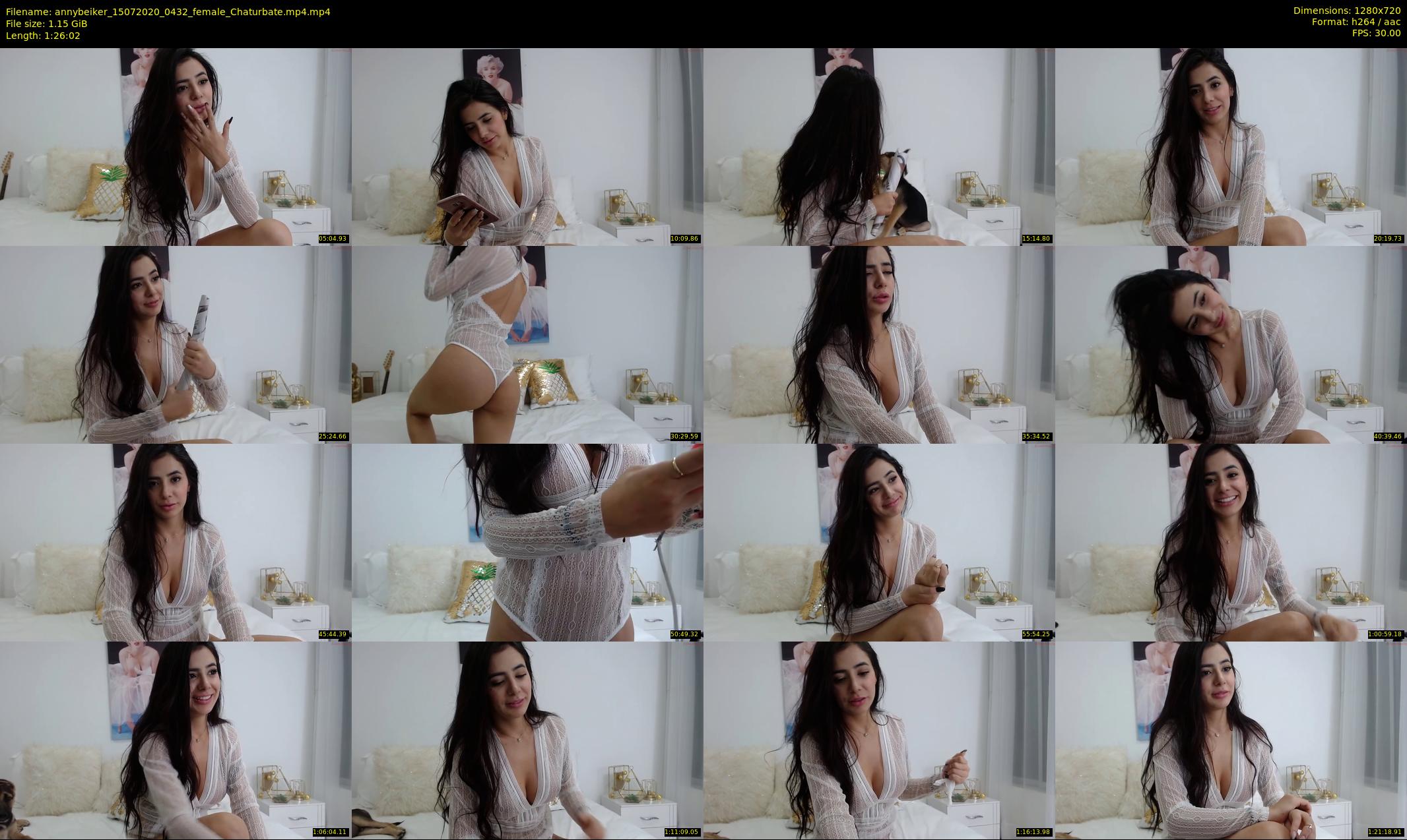 annybeiker — 87 minute Chaturbate female cam show recording, 720p, Jul 15, 2020