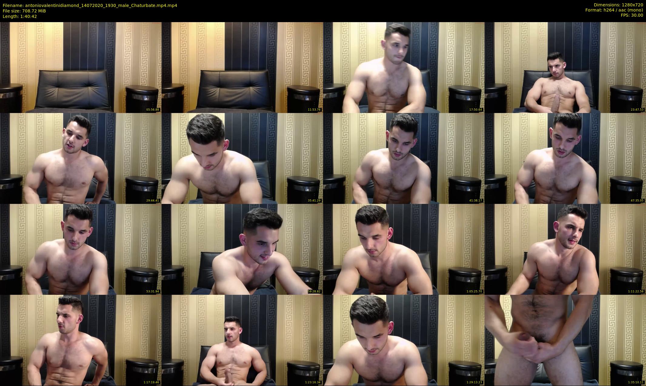 antoniovalentinidiamond — 101 minute Chaturbate male cam show recording, 720p, Jul 14, 2020
