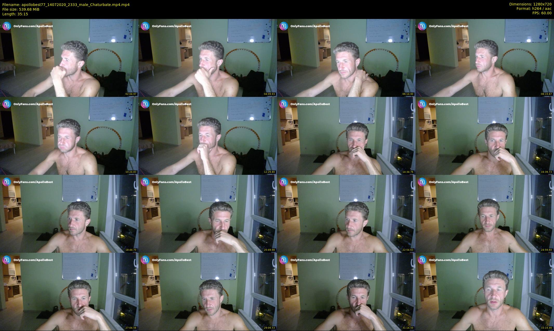 apollobest77 — 36 minute Chaturbate male cam show recording, 720p, Jul 14, 2020