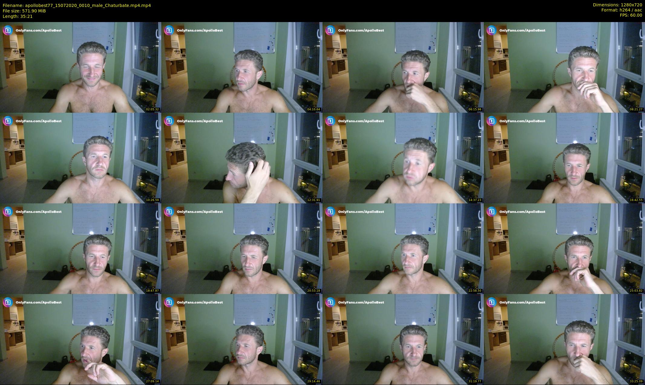 apollobest77 — 36 minute Chaturbate male cam show recording, 720p, Jul 15, 2020