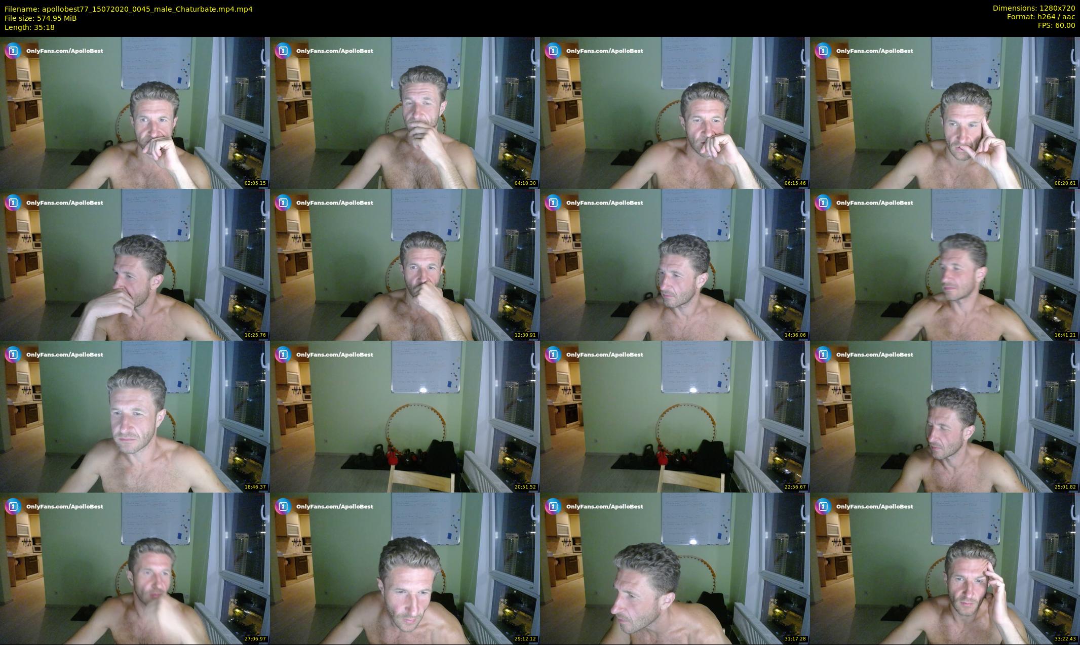 apollobest77 — 36 minute Chaturbate male cam show recording, 720p, Jul 15, 2020
