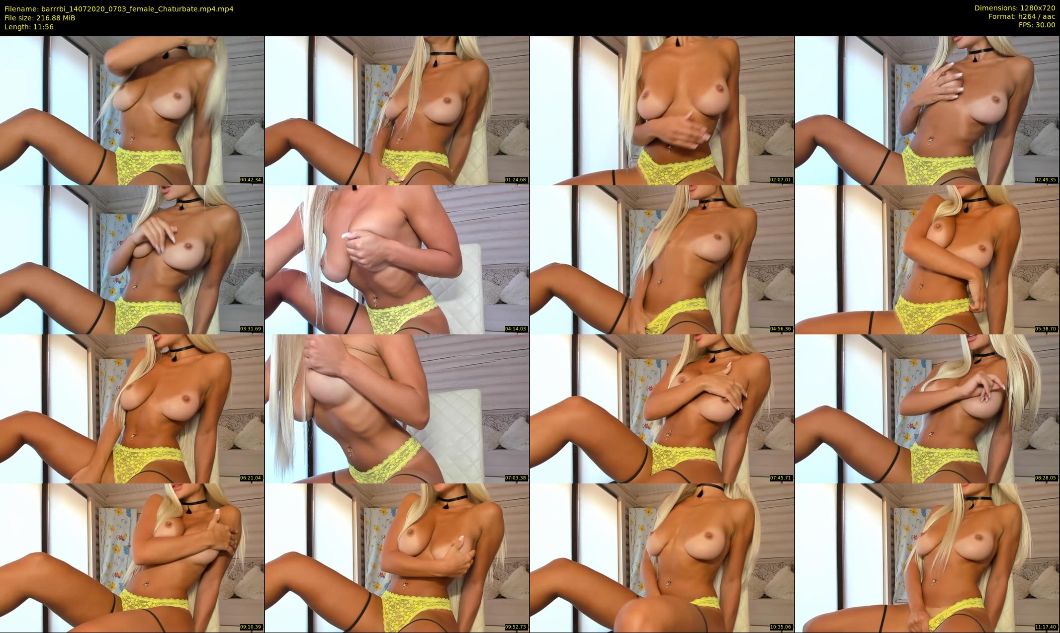 barrrbi — 12 minute Chaturbate female cam show recording, 720p, Jul 14, 2020
