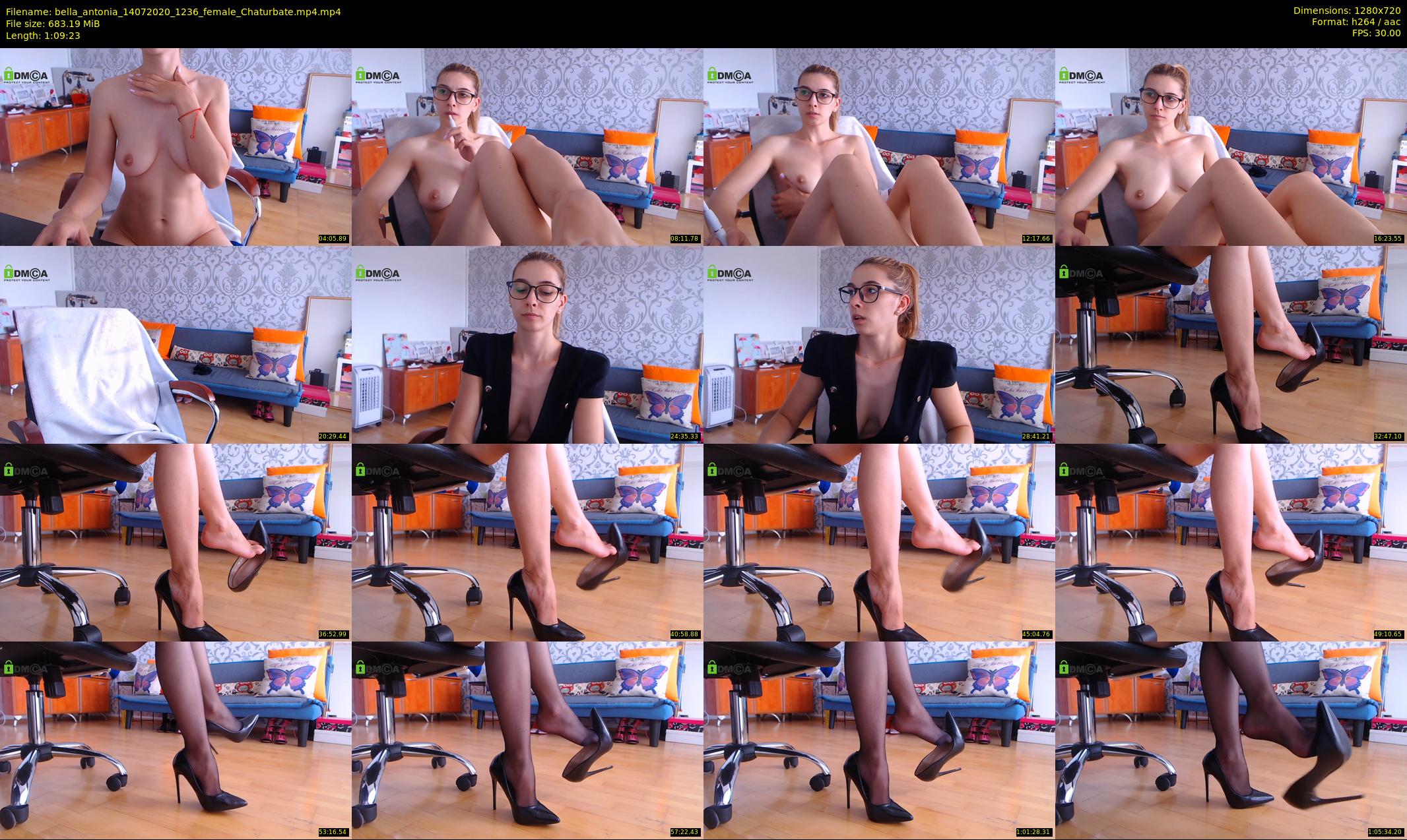 bella_antonia — 70 minute Chaturbate female cam show recording, 720p, Jul 14, 2020