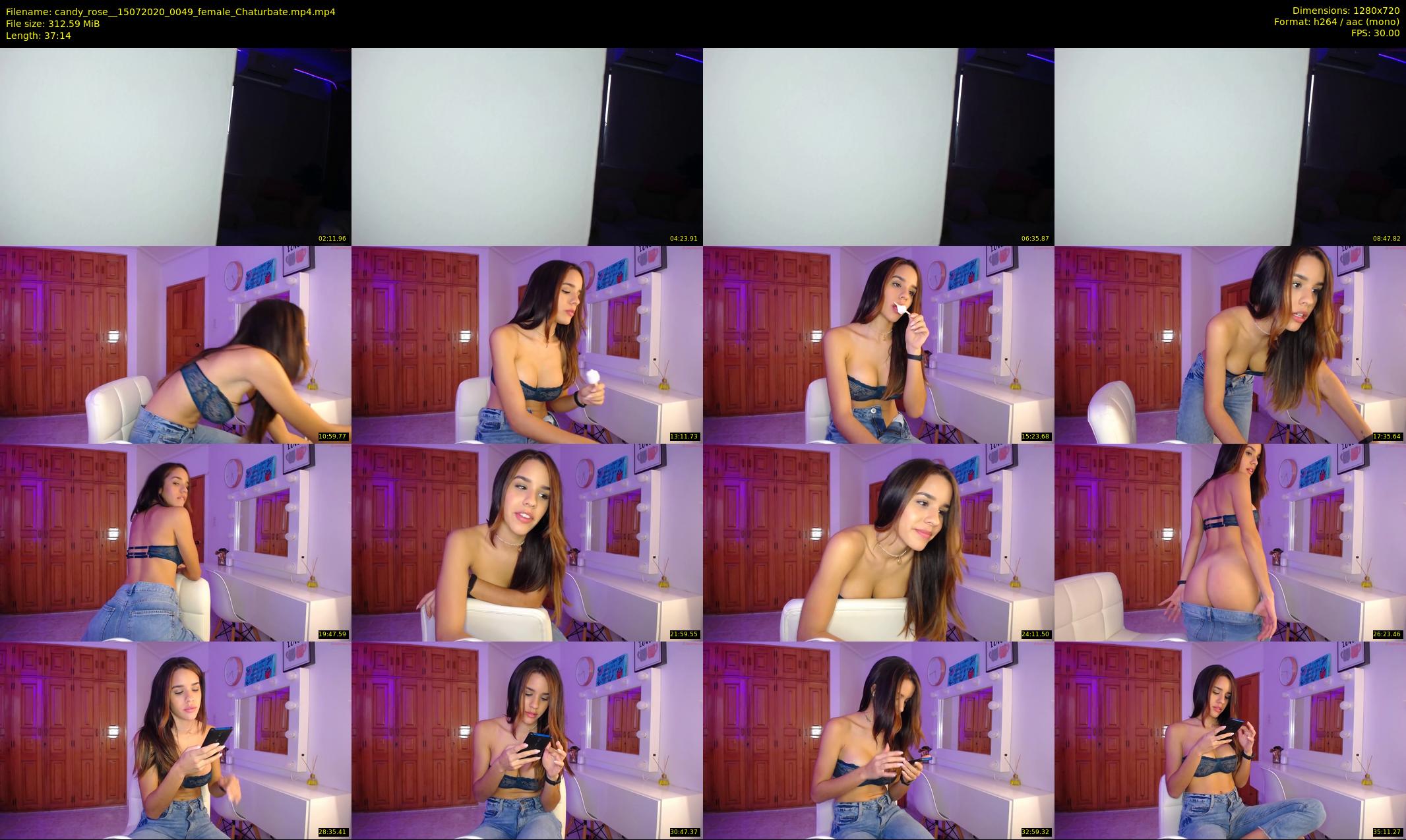 candy_rose_ — 38 minute Chaturbate female cam show recording, 720p, Jul 15, 2020