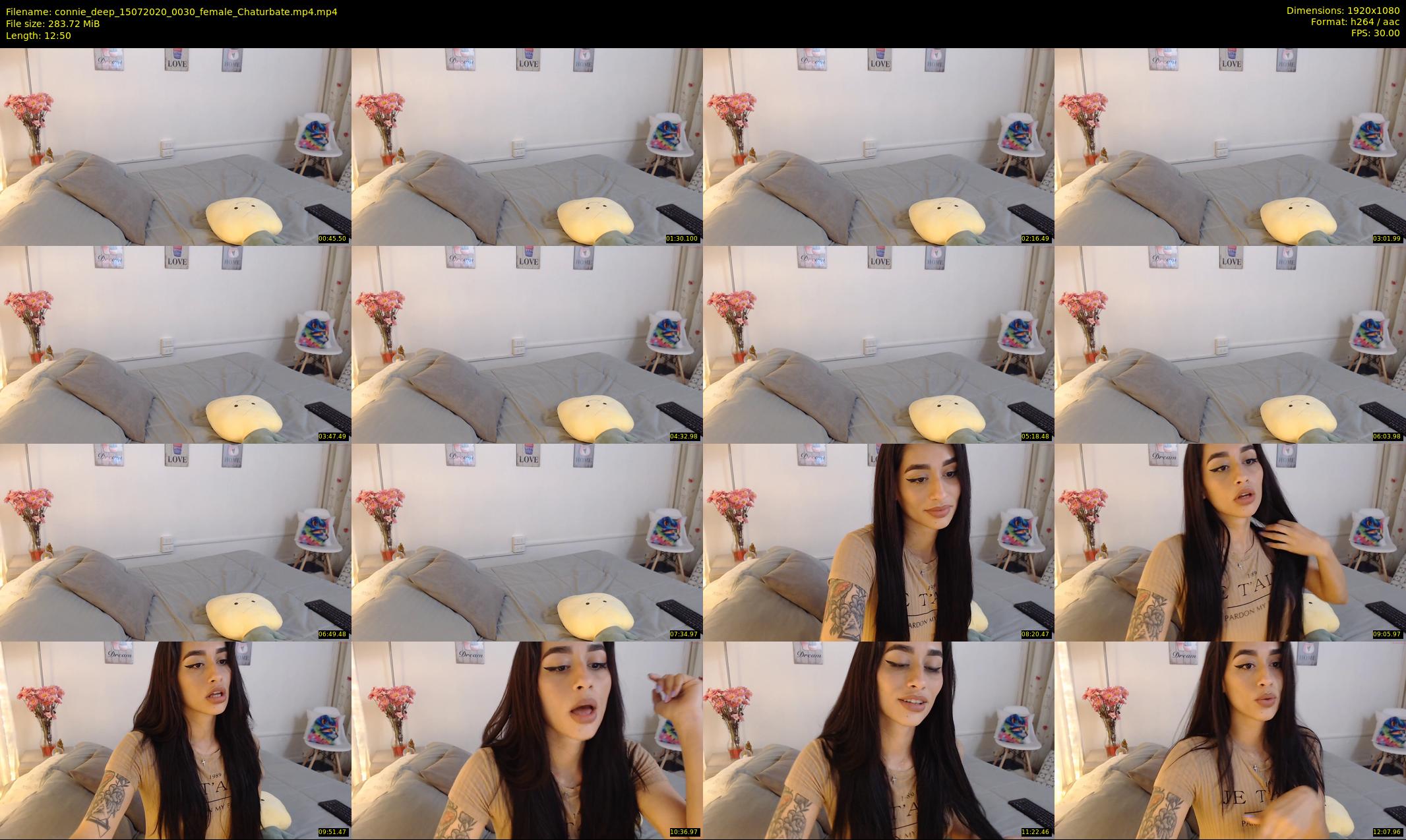 connie_deep — 13 minute Chaturbate female cam show recording, 1080p, Jul 15, 2020