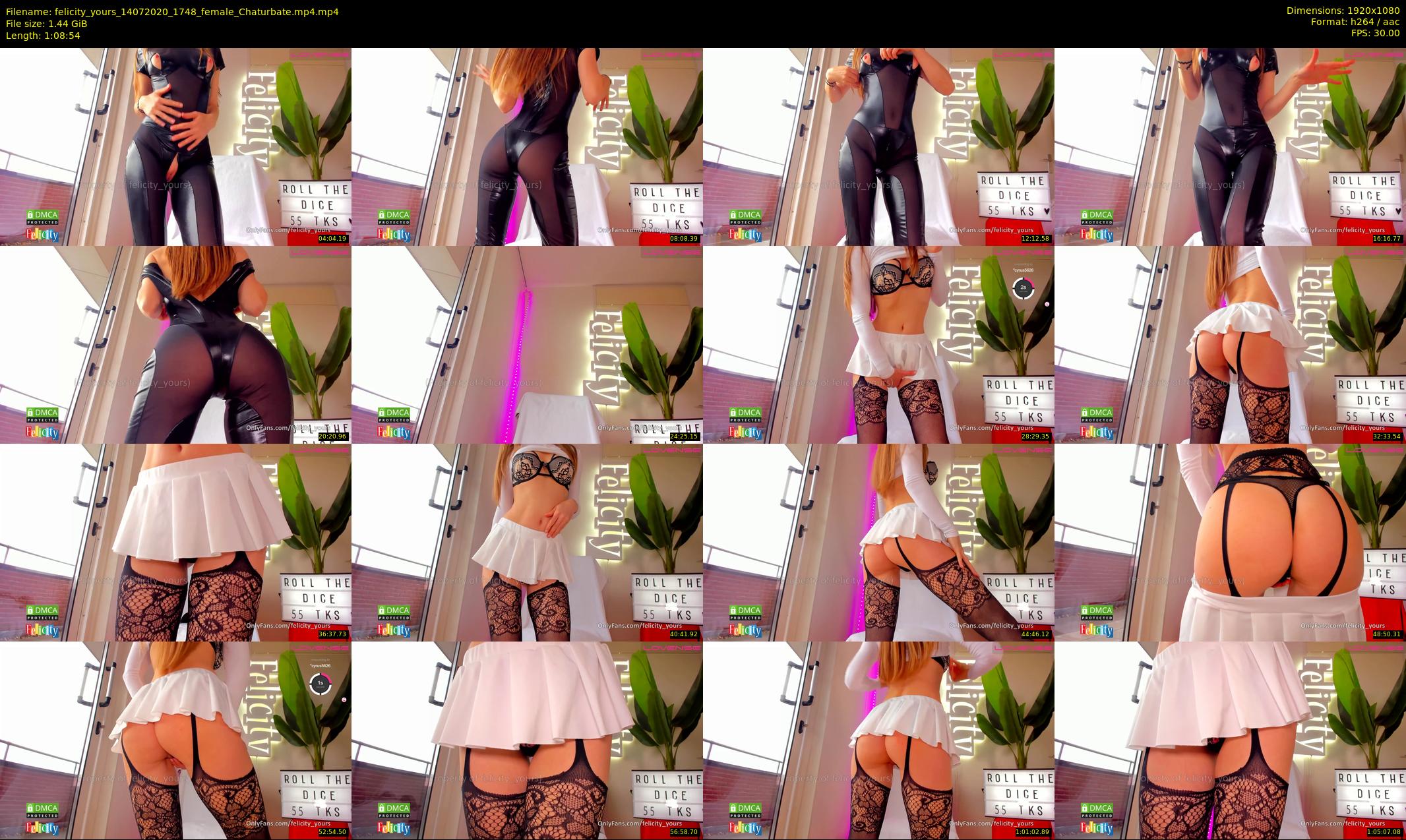 felicity_yours — 69 minute Chaturbate female cam show recording, 1080p, Jul 14, 2020