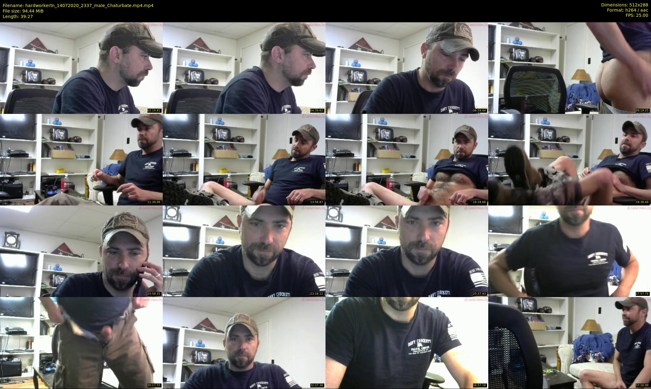 hardworkertn — 40 minute Chaturbate male cam show recording, SD, Jul 14, 2020
