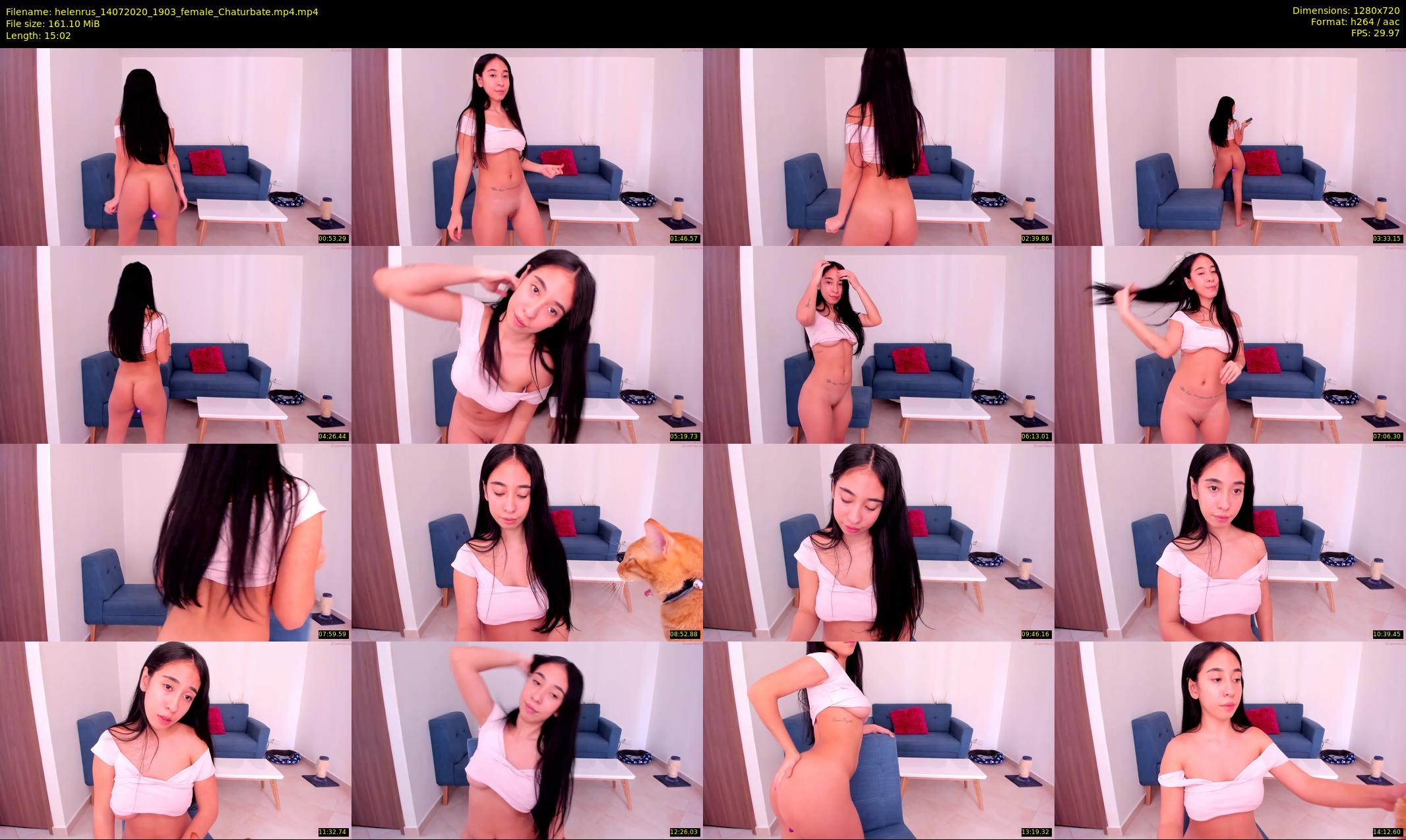 helenrus — 16 minute Chaturbate female cam show recording, 720p, Jul 14, 2020