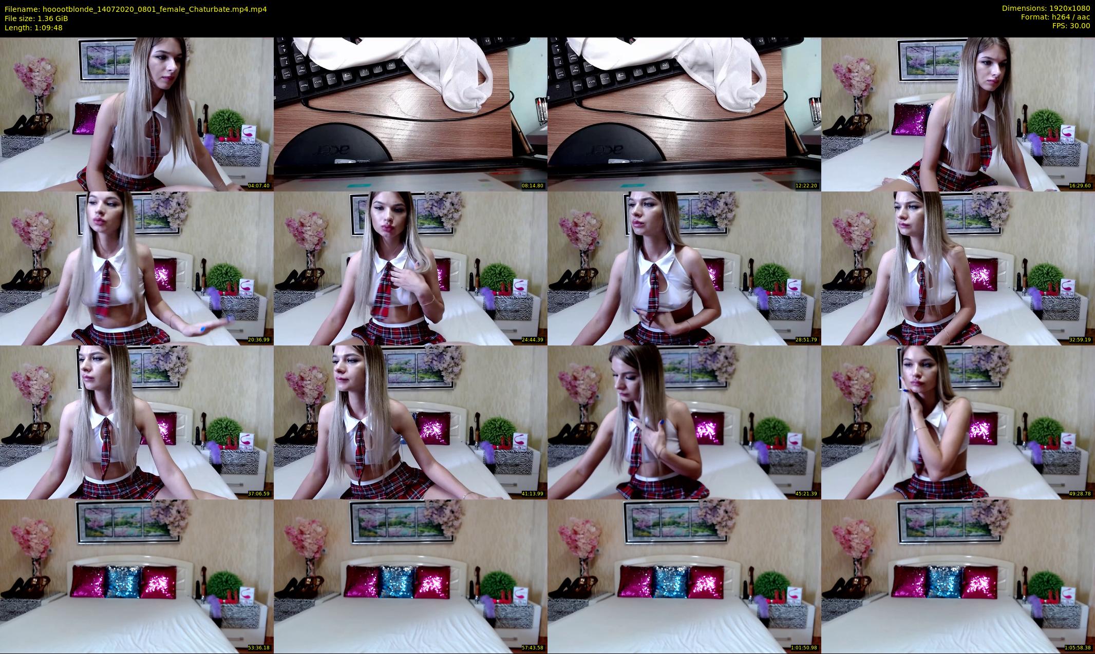 hooootblonde — 70 minute Chaturbate female cam show recording, 1080p, Jul 14, 2020