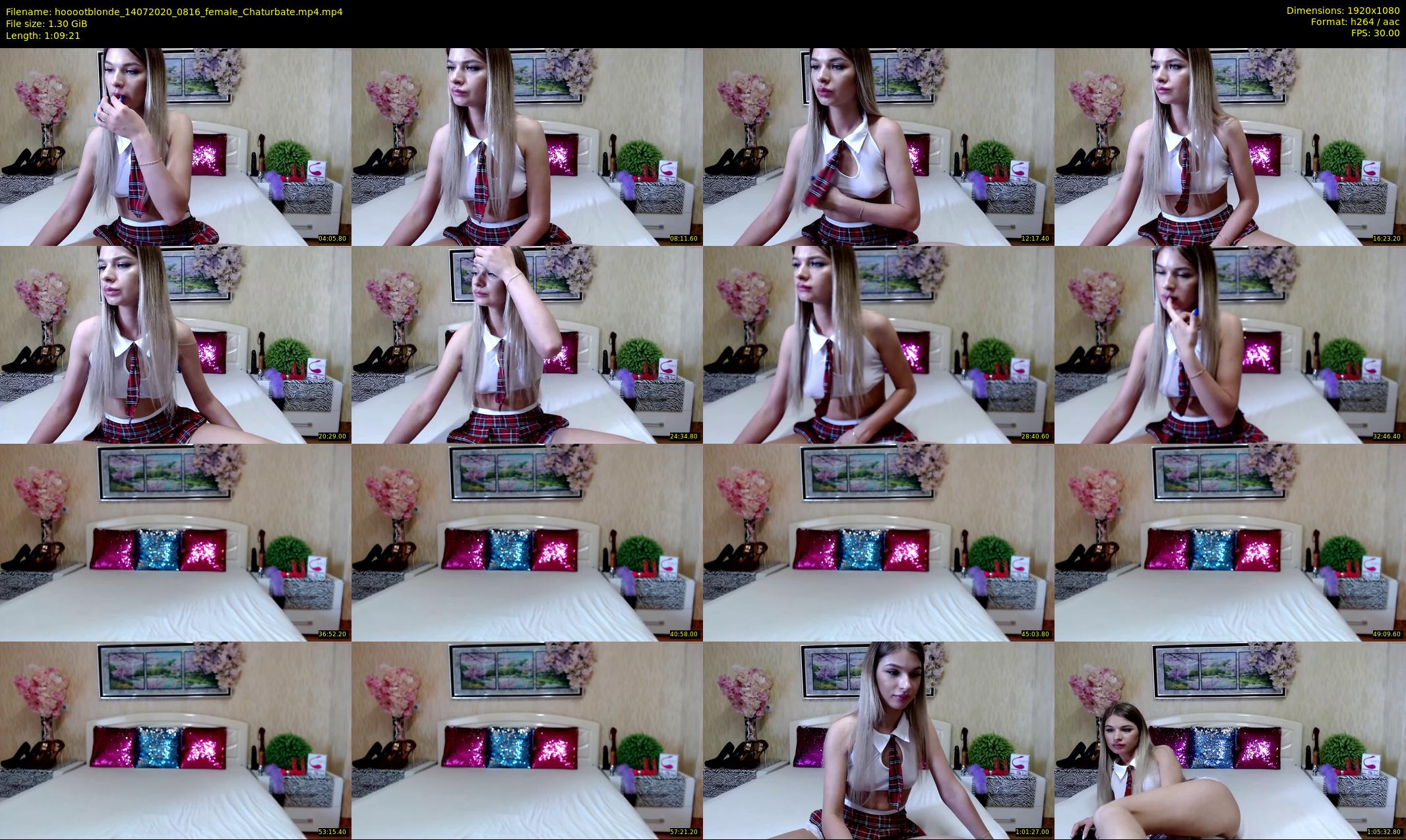 hooootblonde — 70 minute Chaturbate female cam show recording, 1080p, Jul 14, 2020