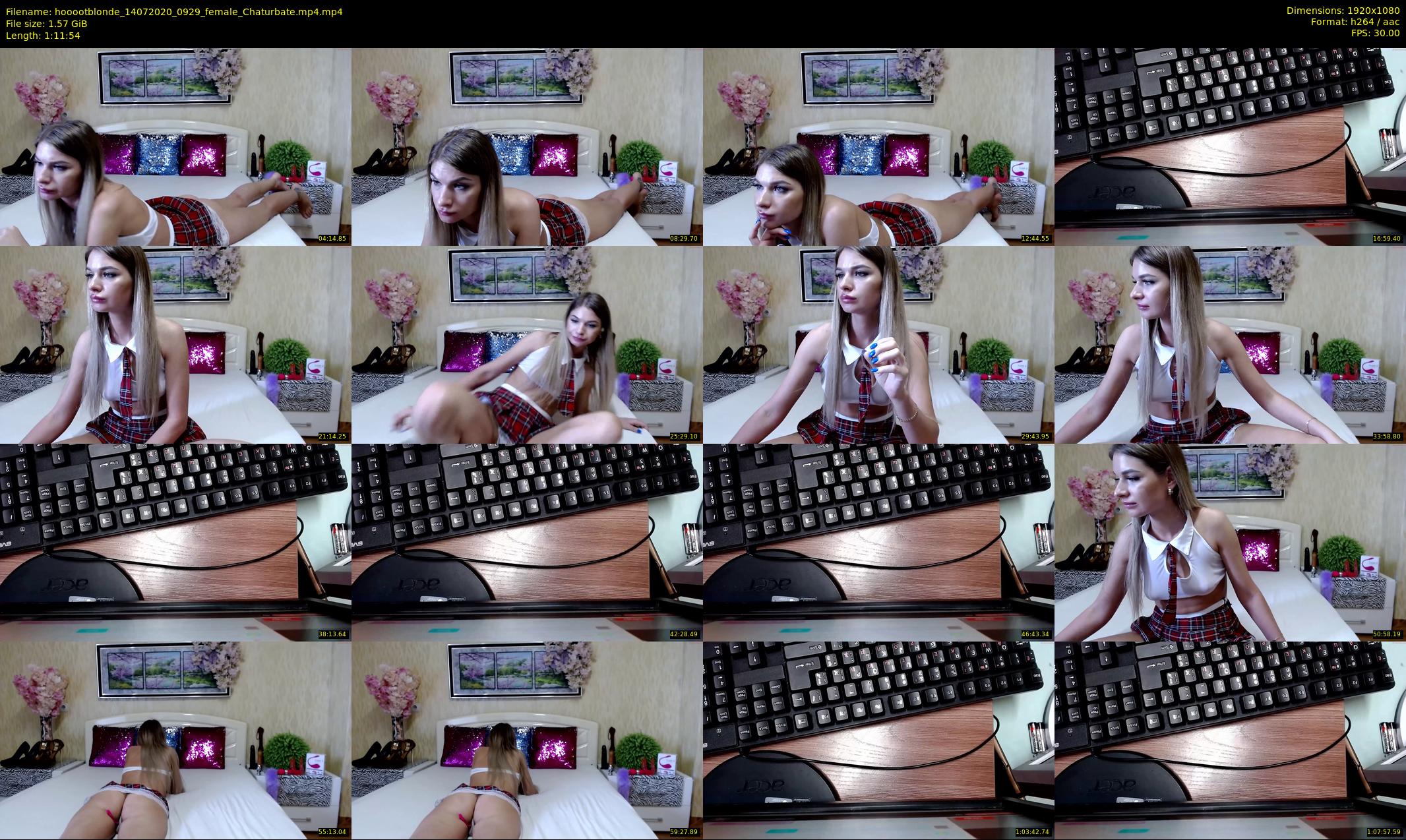hooootblonde — 72 minute Chaturbate female cam show recording, 1080p, Jul 14, 2020