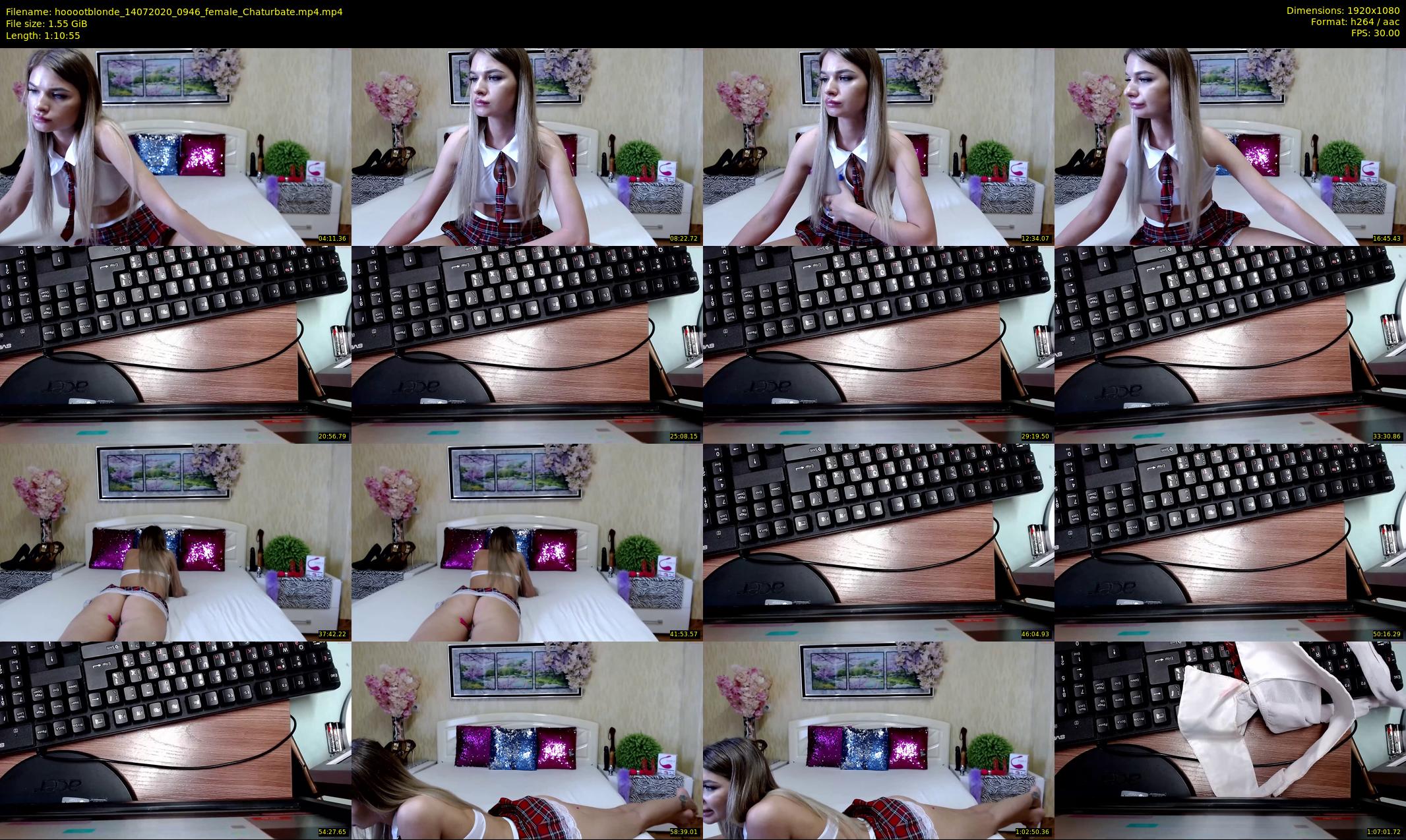 hooootblonde — 71 minute Chaturbate female cam show recording, 1080p, Jul 14, 2020