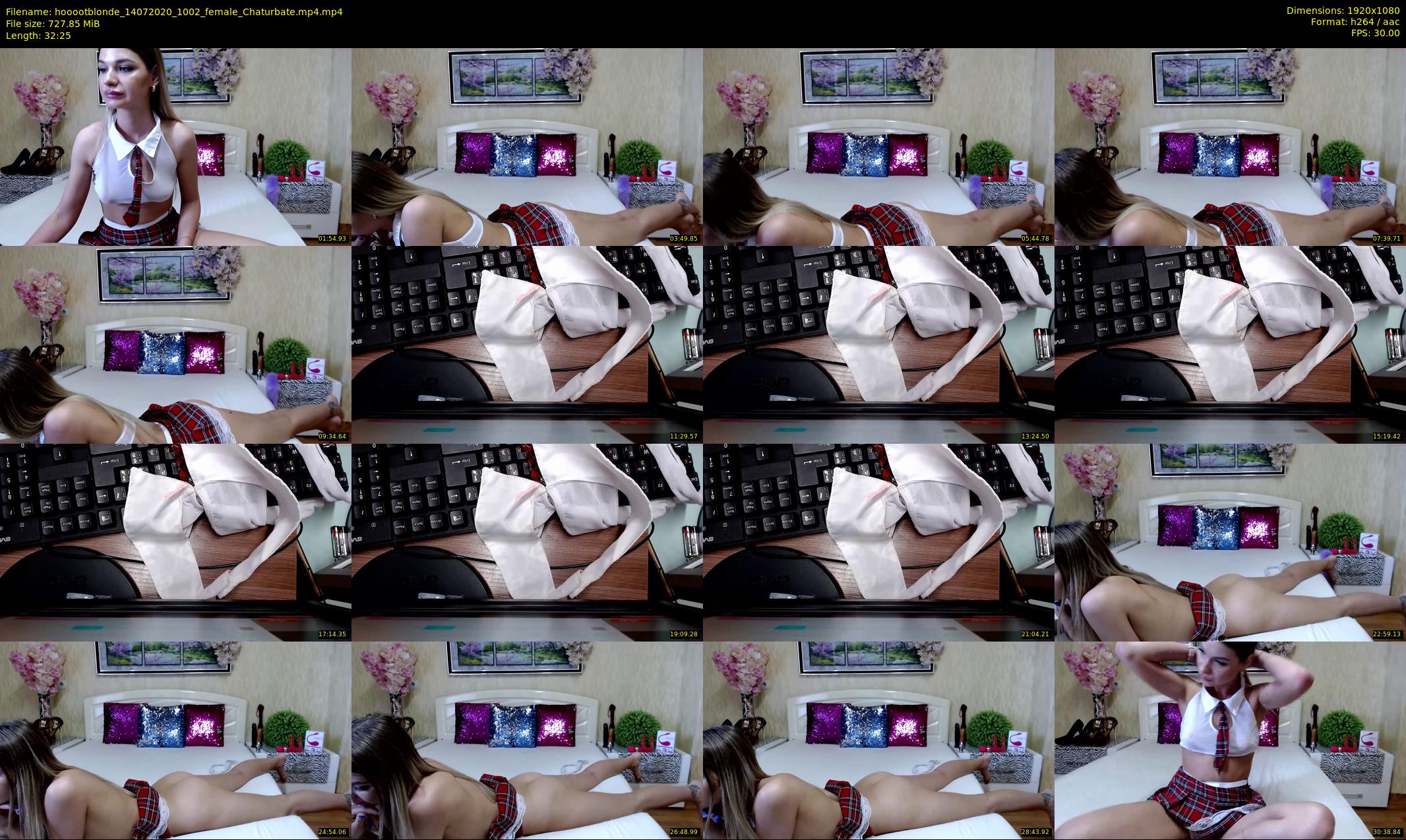 hooootblonde — 33 minute Chaturbate female cam show recording, 1080p, Jul 14, 2020