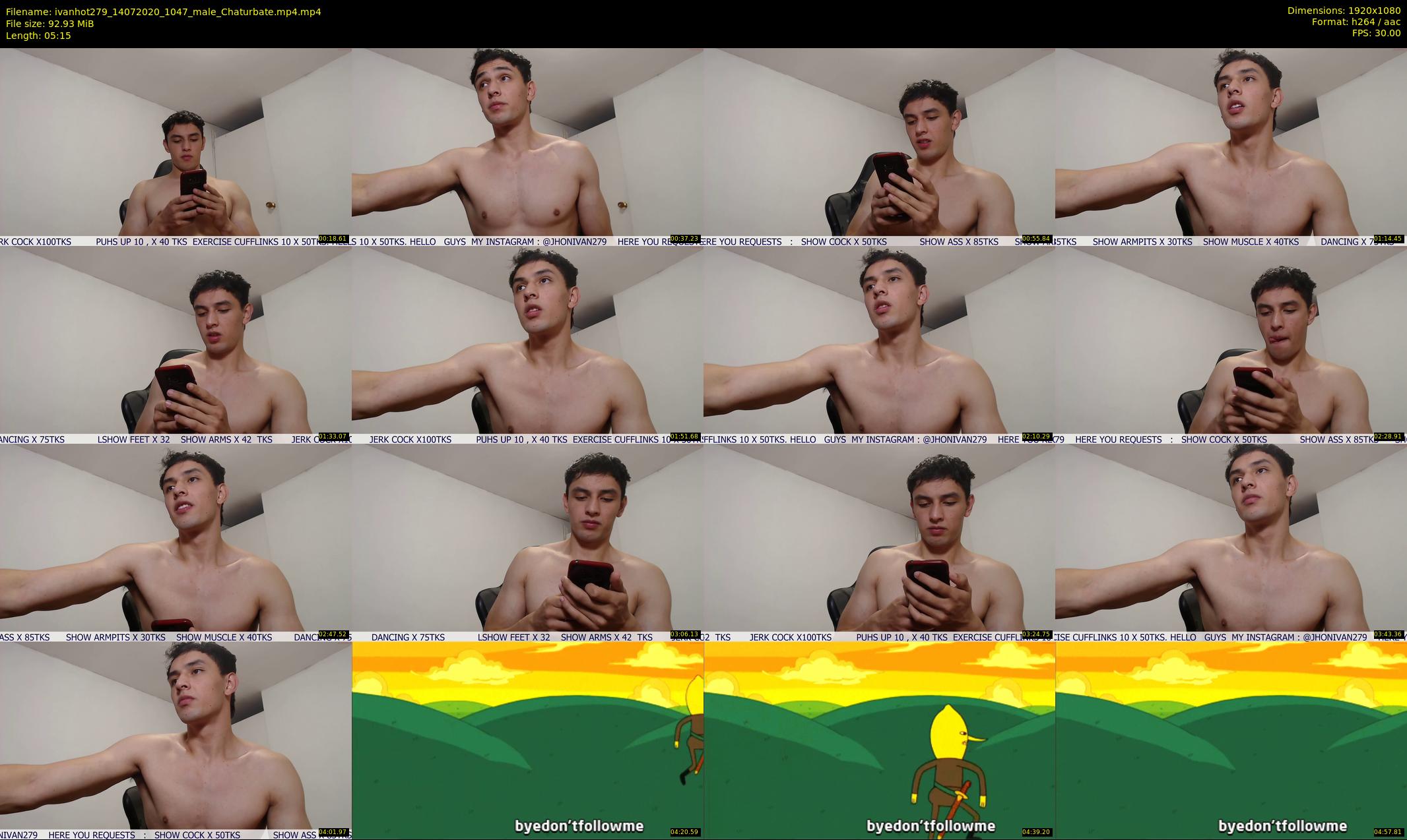 ivanhot279 — 6 minute Chaturbate male cam show recording, 1080p, Jul 14, 2020
