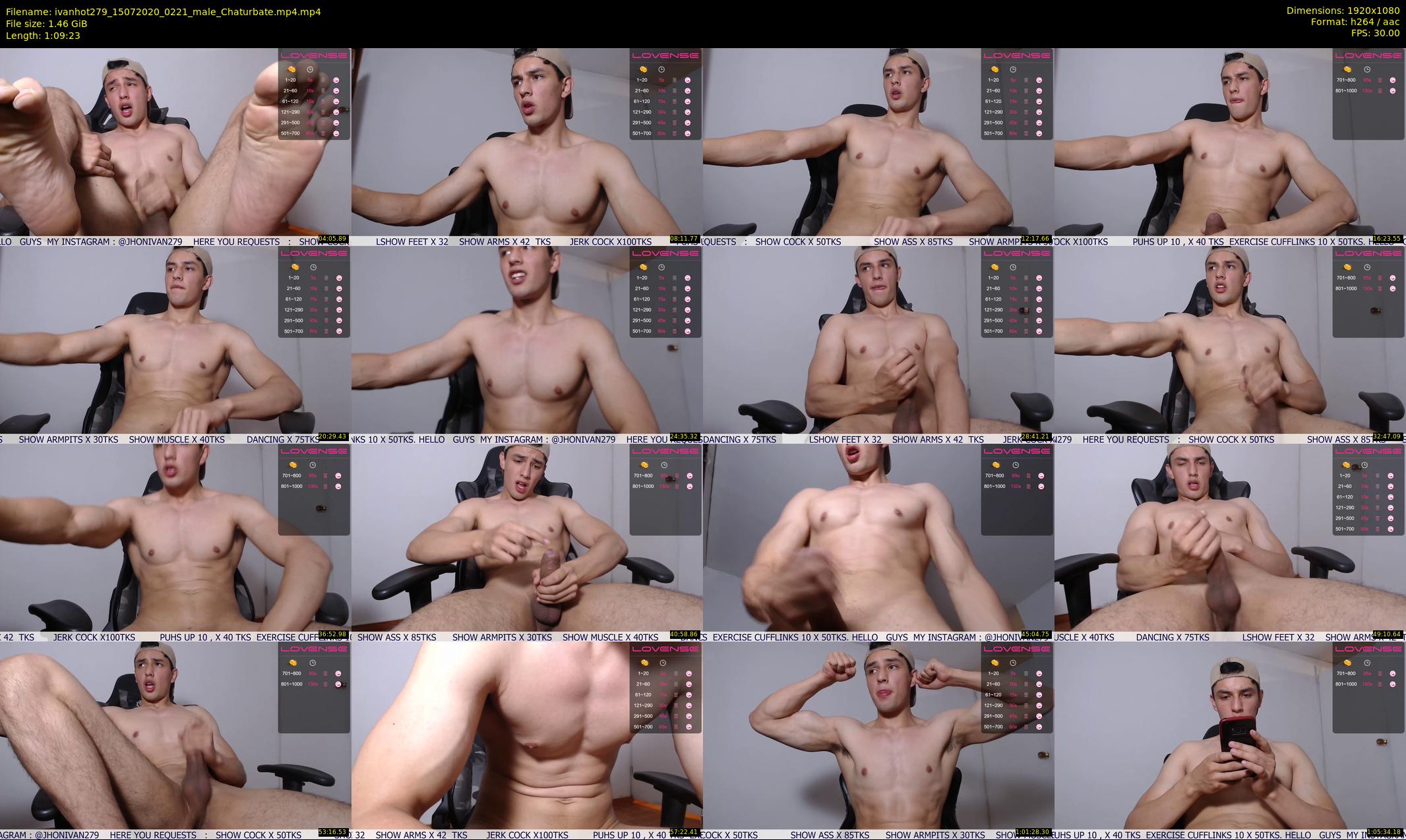 ivanhot279 — 70 minute Chaturbate male cam show recording, 1080p, Jul 15, 2020