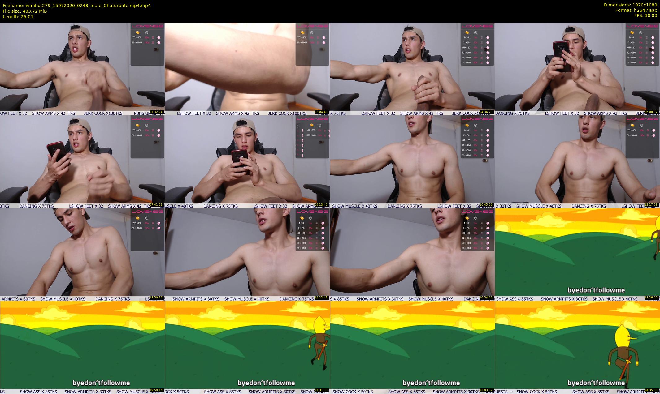 ivanhot279 — 27 minute Chaturbate male cam show recording, 1080p, Jul 15, 2020