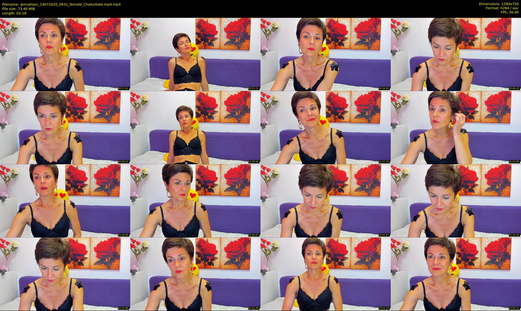 jennalison — 4 minute Chaturbate female cam show recording, 720p, Jul 14, 2020