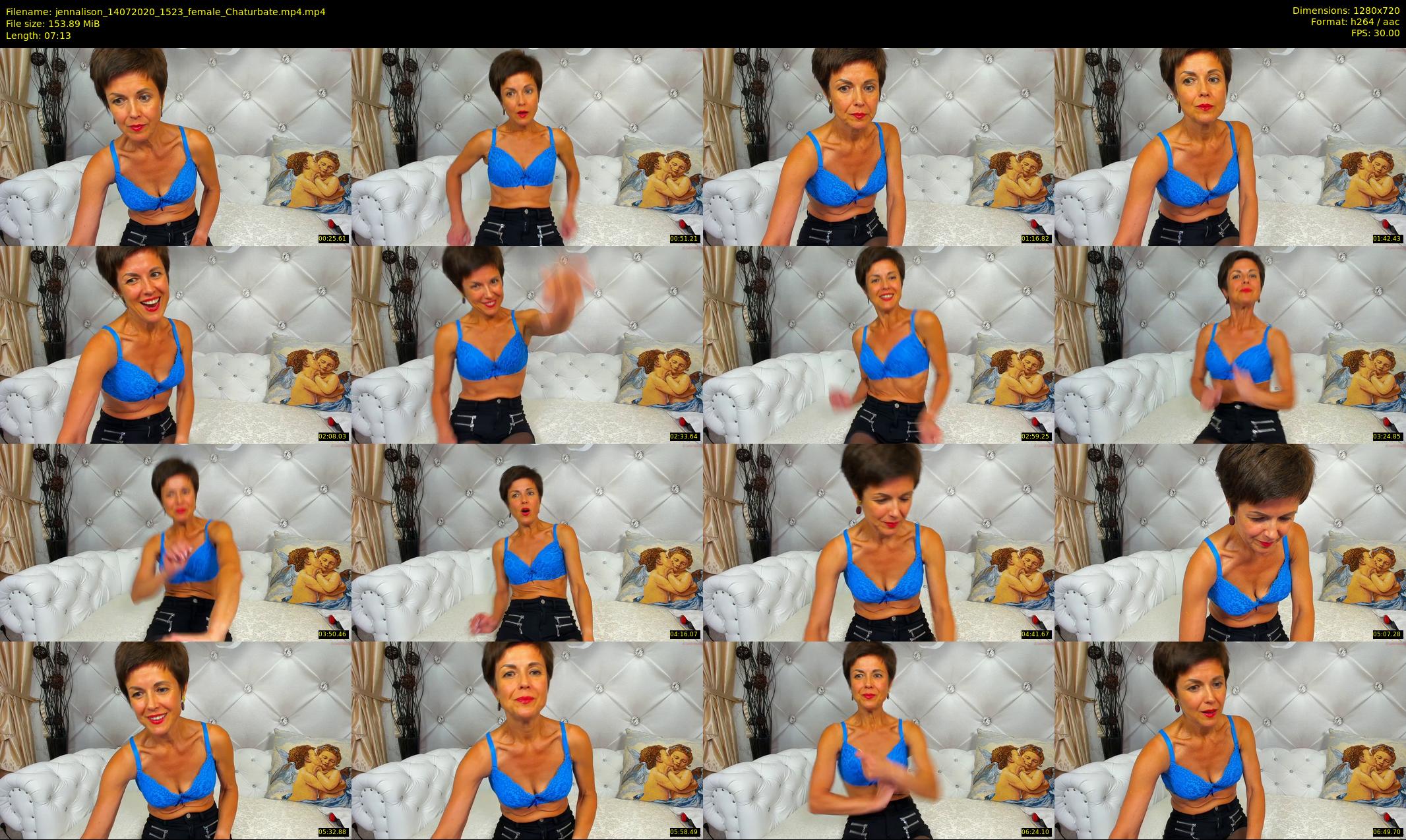 jennalison — 8 minute Chaturbate female cam show recording, 720p, Jul 14, 2020