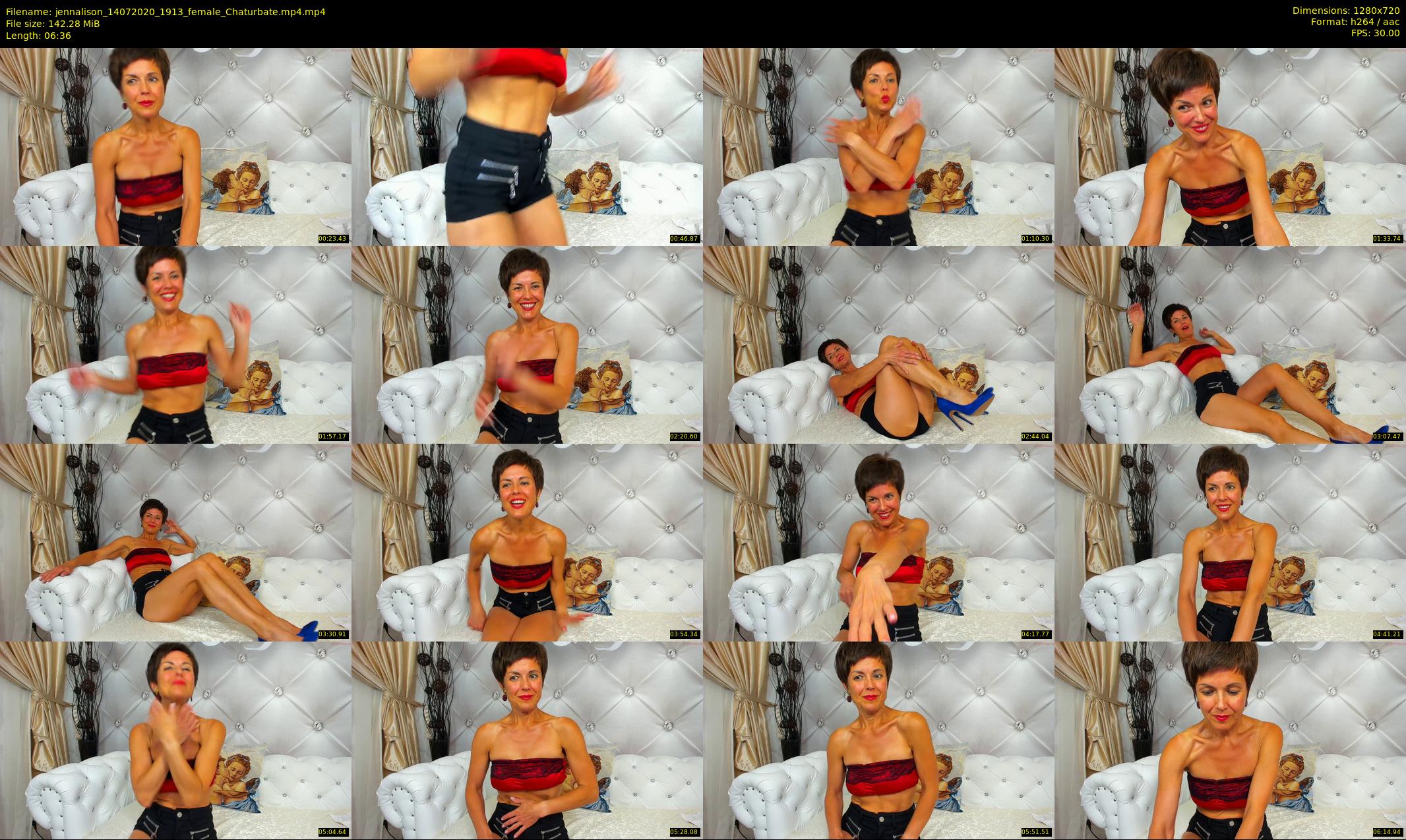 jennalison — 7 minute Chaturbate female cam show recording, 720p, Jul 14, 2020