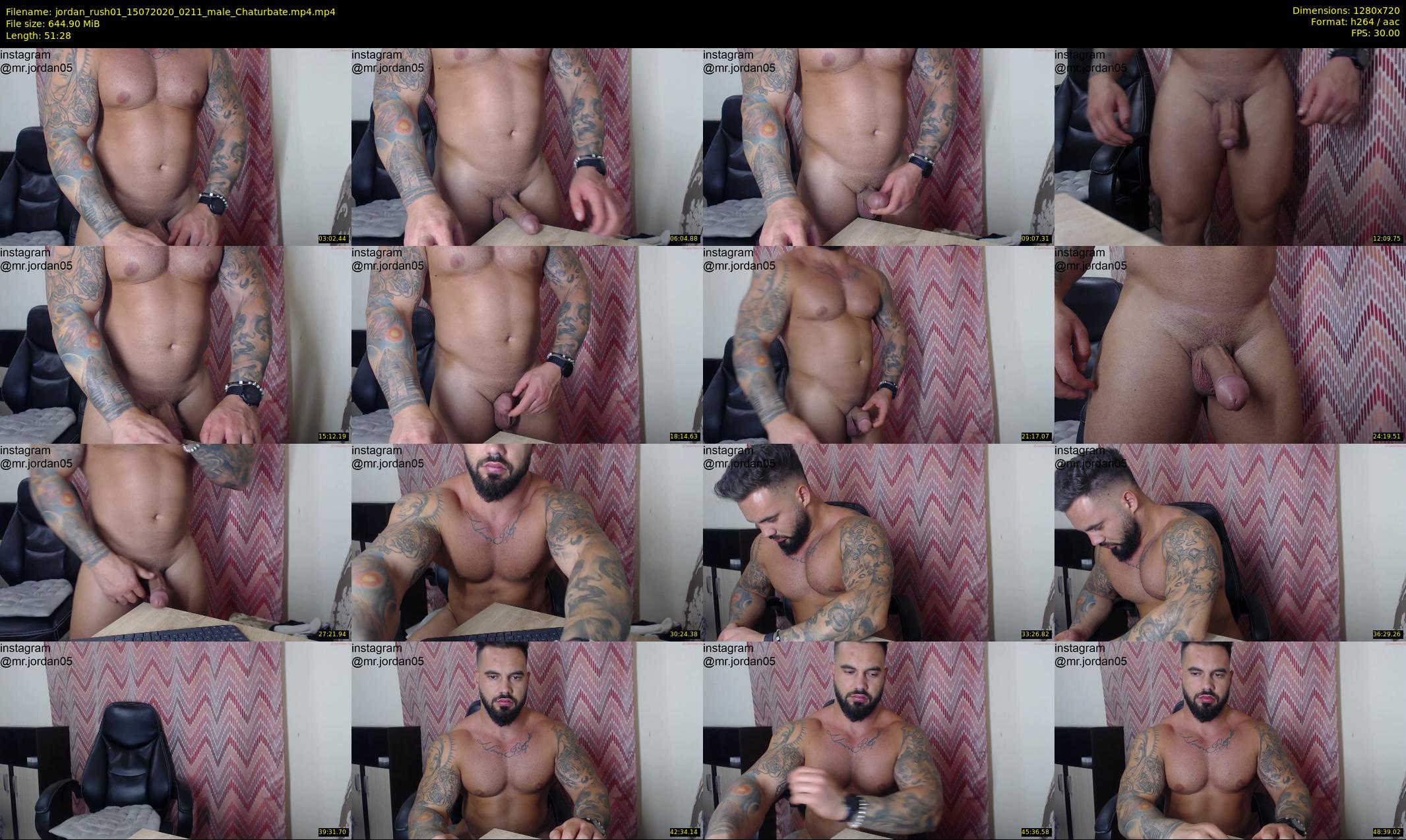 jordan_rush01 — 52 minute Chaturbate male cam show recording, 720p, Jul 15, 2020