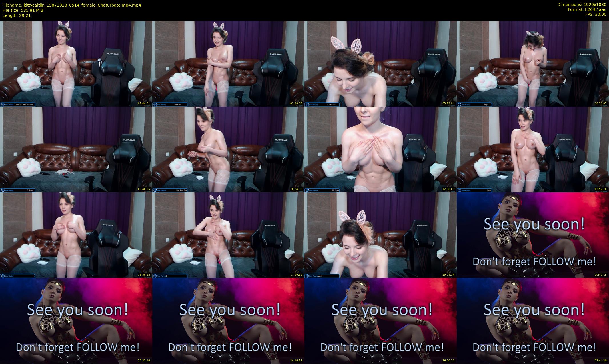 kittycaitlin — 30 minute Chaturbate female cam show recording, 1080p, Jul 15, 2020