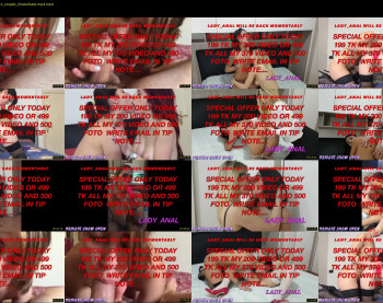 lady_anal — 13 minute Chaturbate female cam show recording, 720p, Jul 14, 2020