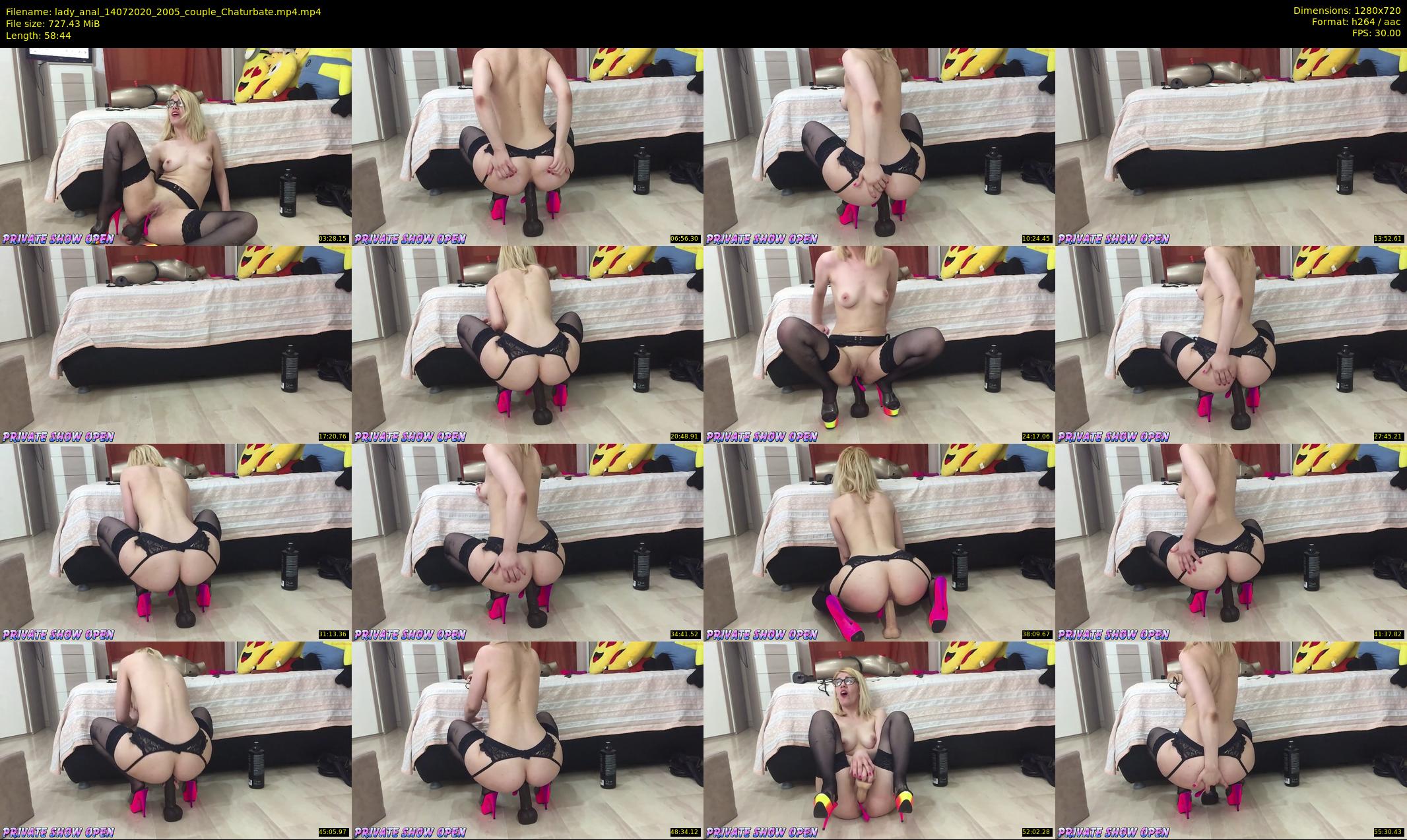 lady_anal — 59 minute Chaturbate female cam show recording, 720p, Jul 14, 2020