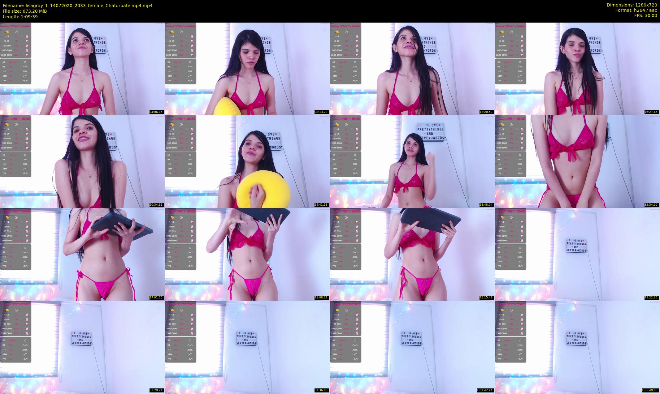 lisagray_1 — 70 minute Chaturbate female cam show recording, 720p, Jul 14, 2020