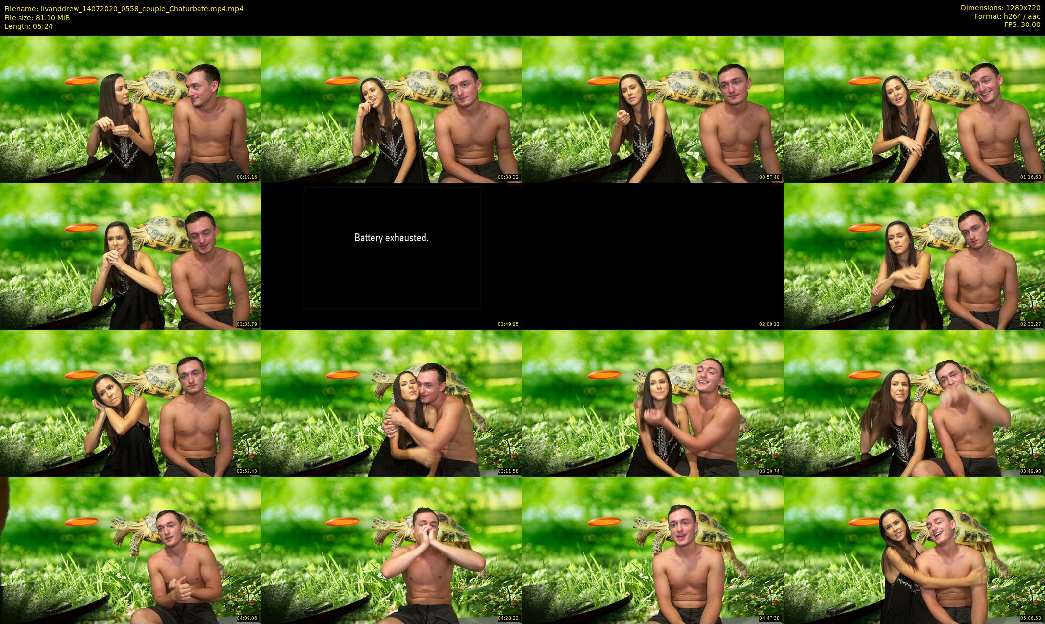 livanddrew — 6 minute Chaturbate couple cam show recording, 720p, Jul 14, 2020