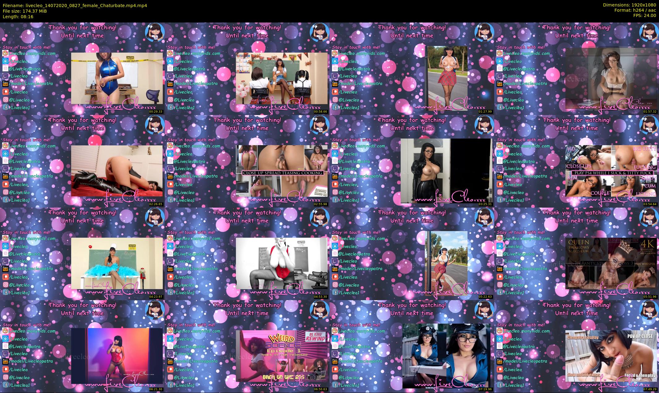 livecleo — 9 minute Chaturbate female cam show recording, 1080p, Jul 14, 2020