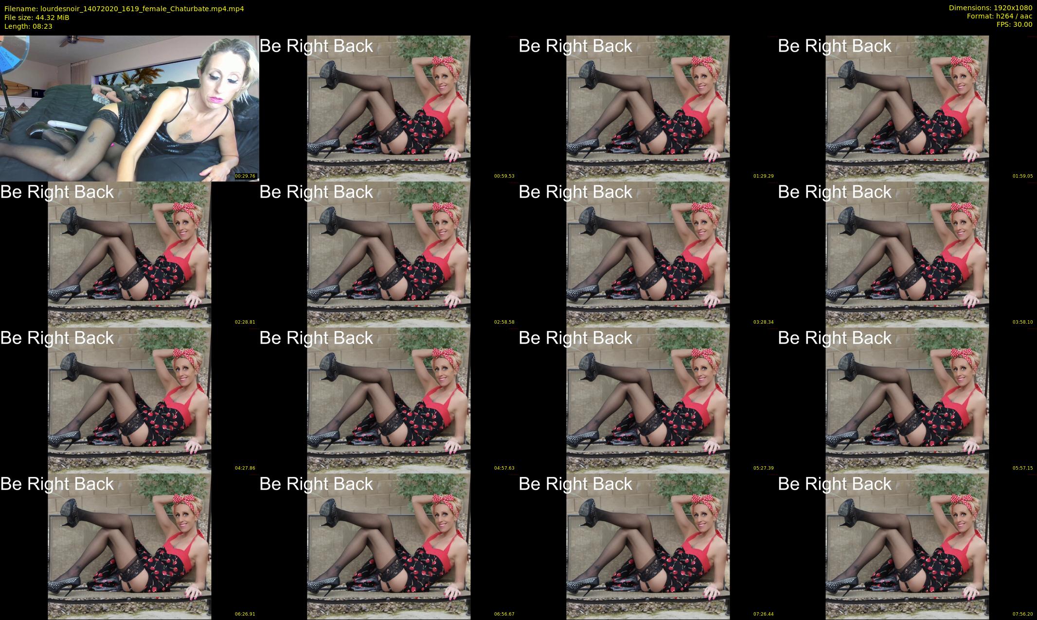 lourdesnoir — 9 minute Chaturbate female cam show recording, 1080p, Jul 14, 2020