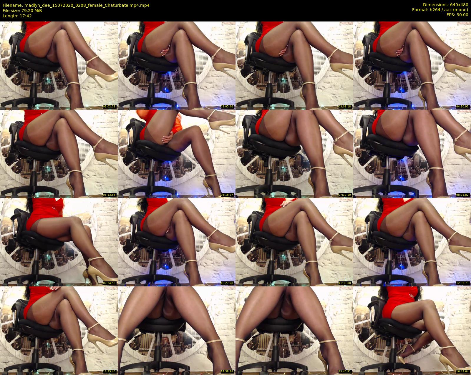 madlyn_dee — 18 minute Chaturbate female cam show recording, 480p, Jul 15, 2020