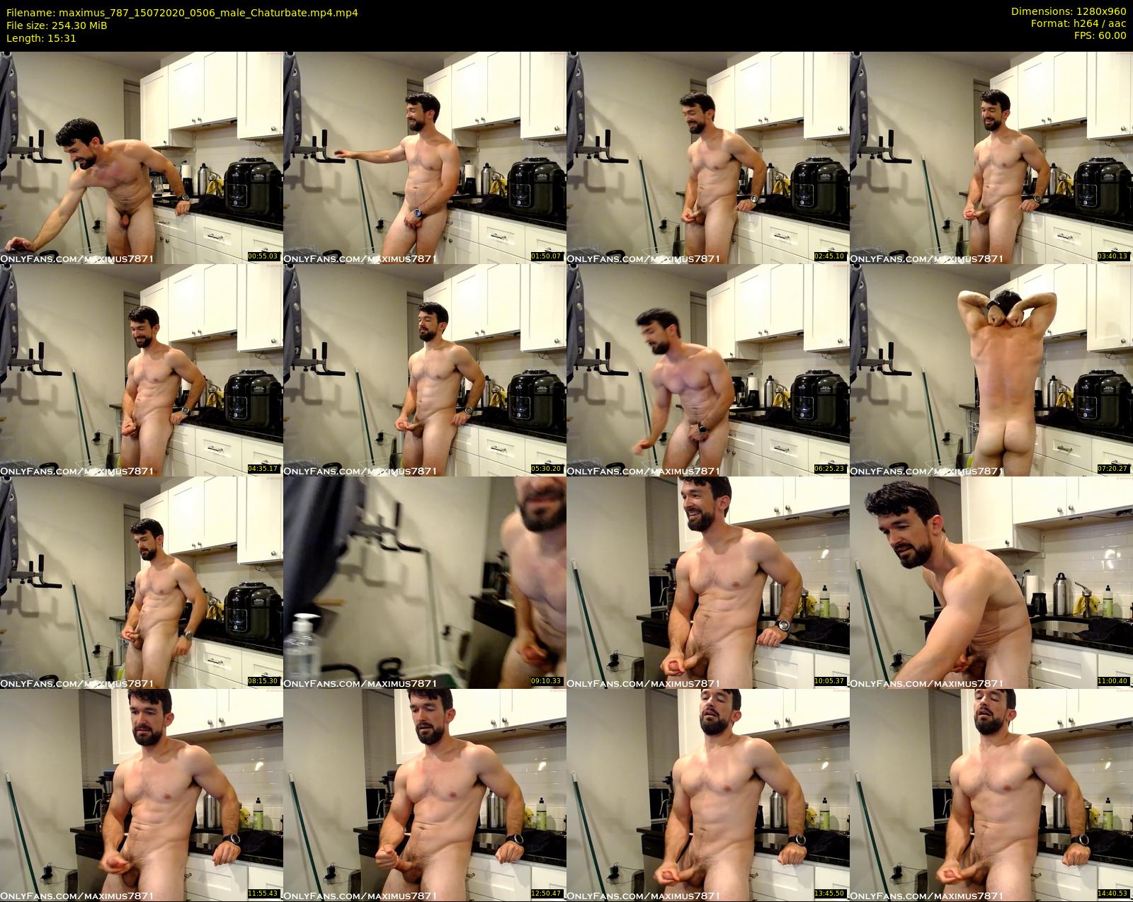 maximus_787 — 16 minute Chaturbate male cam show recording, 720p, Jul 15, 2020